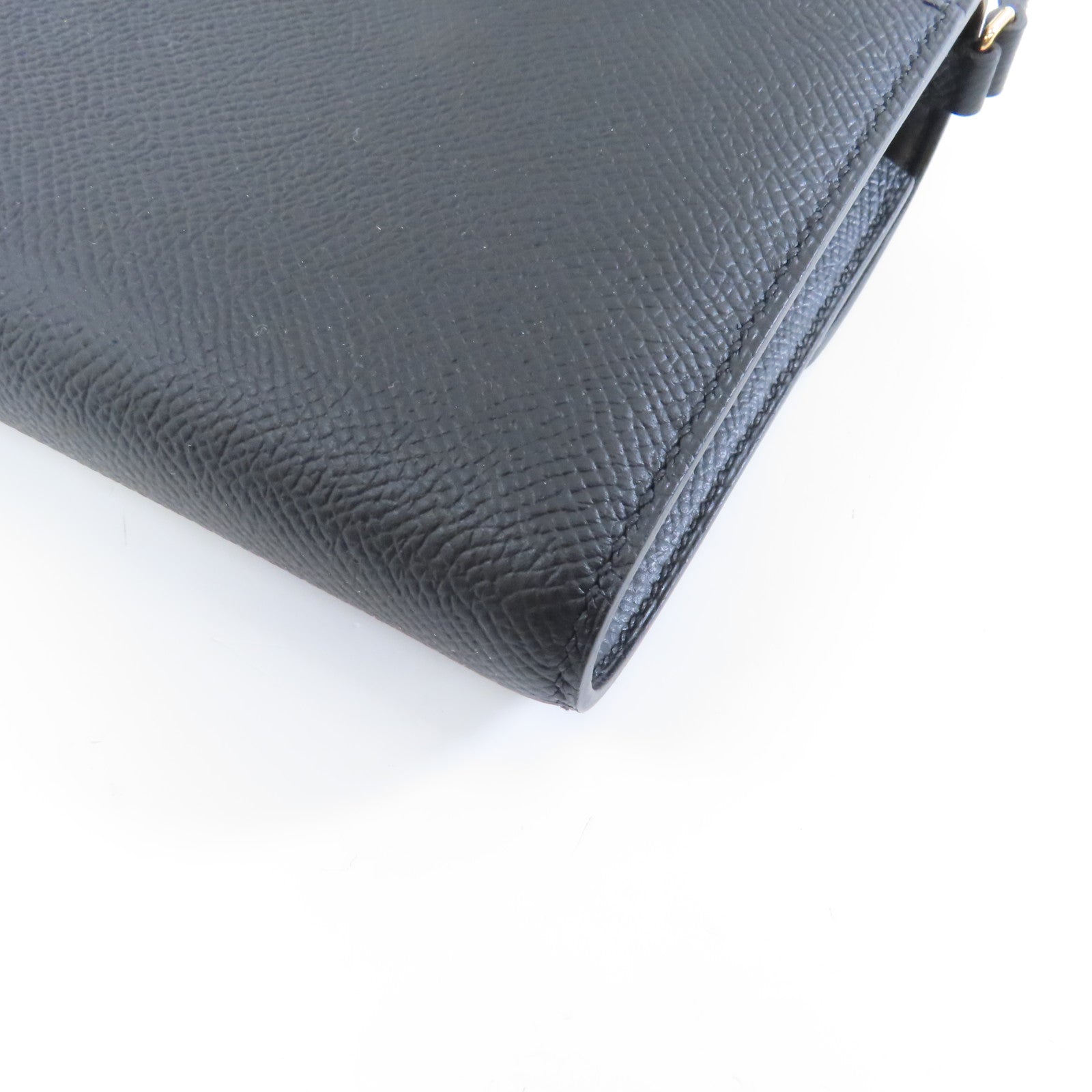 HERMES Epsom皮革Constance To Go金扣肩背袋黑色