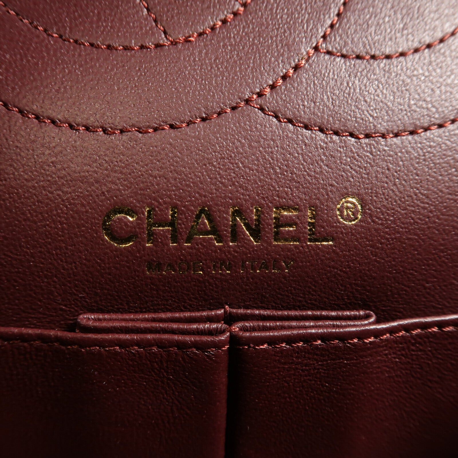 CHANEL 牛皮皮革2.55 Small鏈帶手挽肩背兩用袋