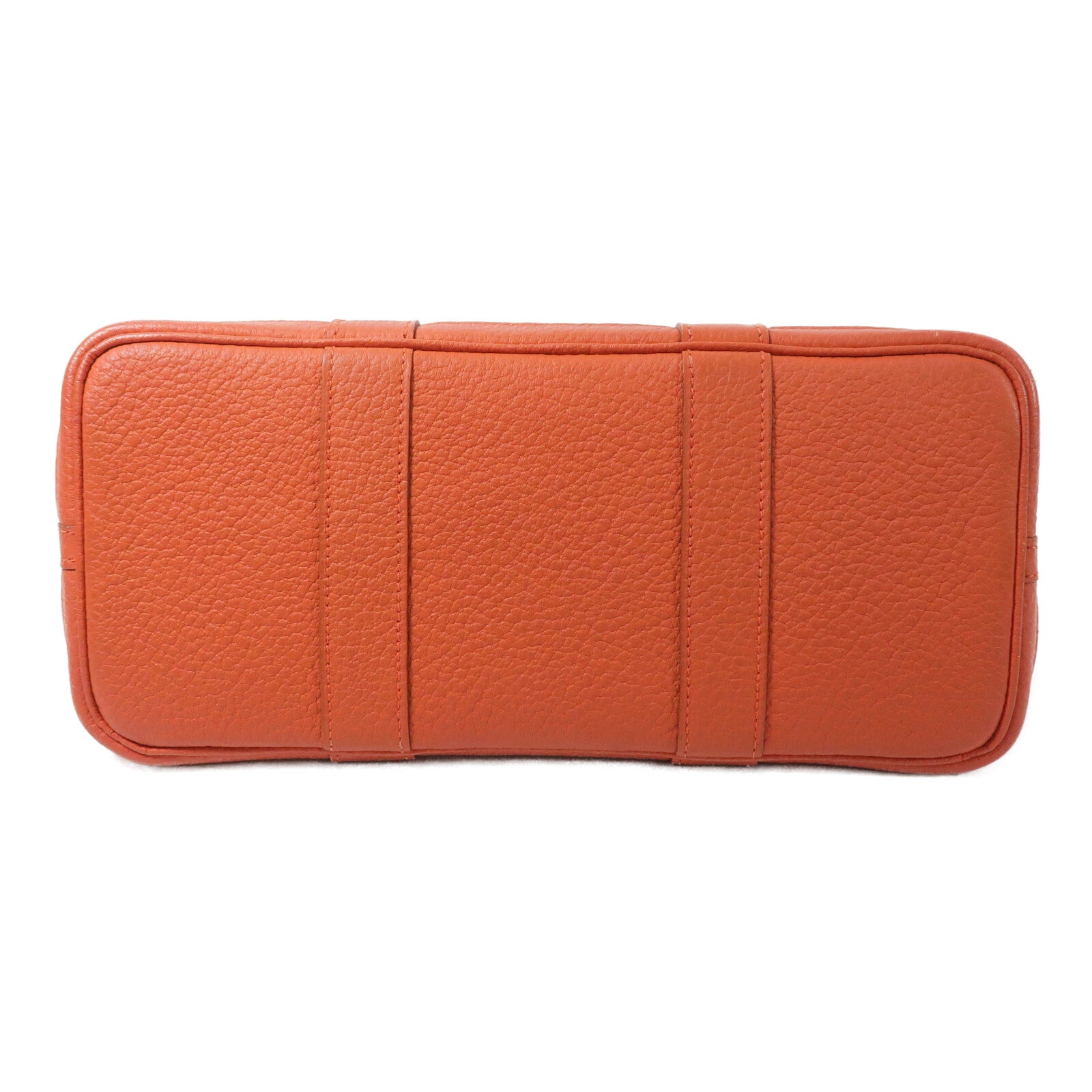 HERMES Negonda皮革Garden Party TPM手挽袋Orange
