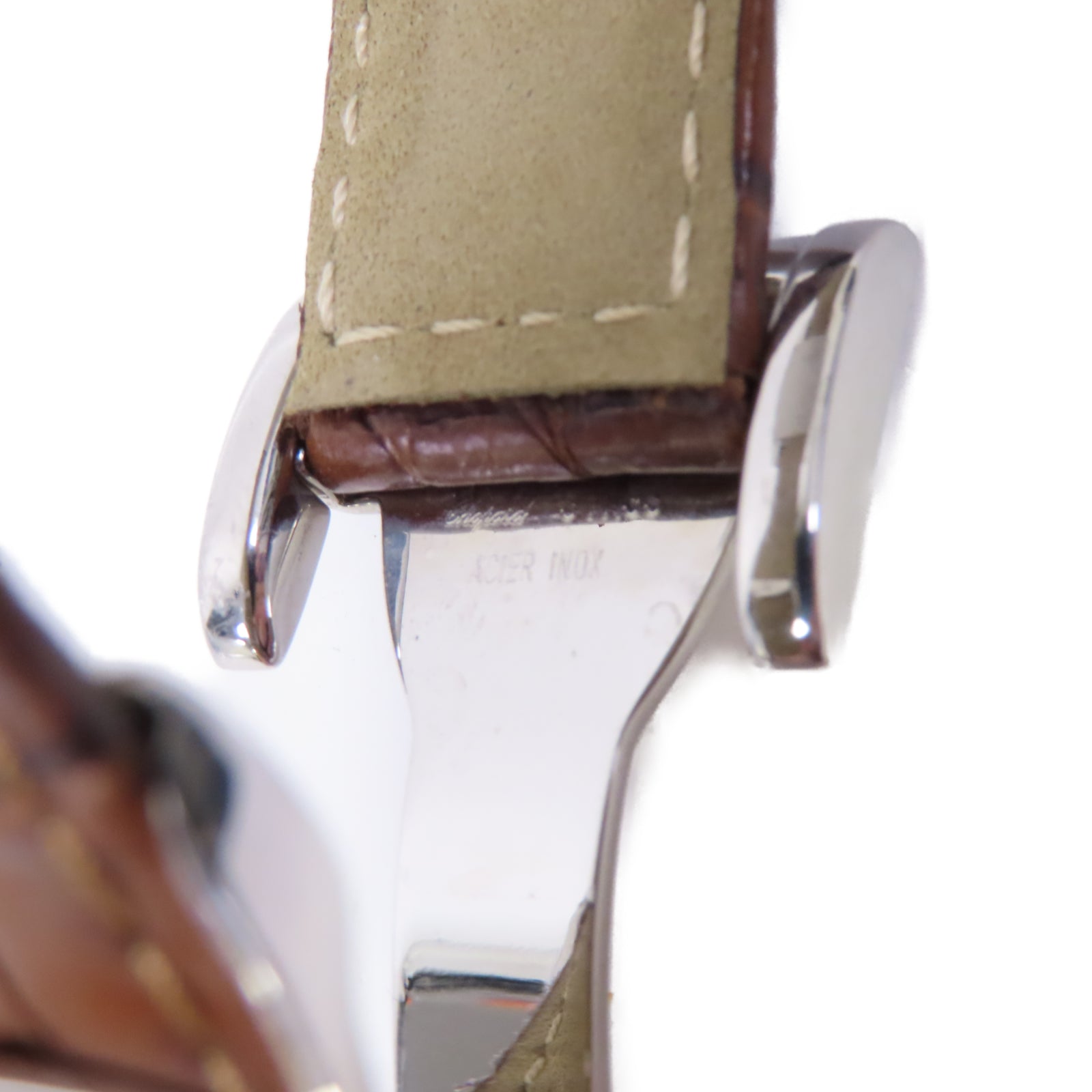 Chopard Two O Ten皮革/不鏽鋼手錶石英機芯啡色