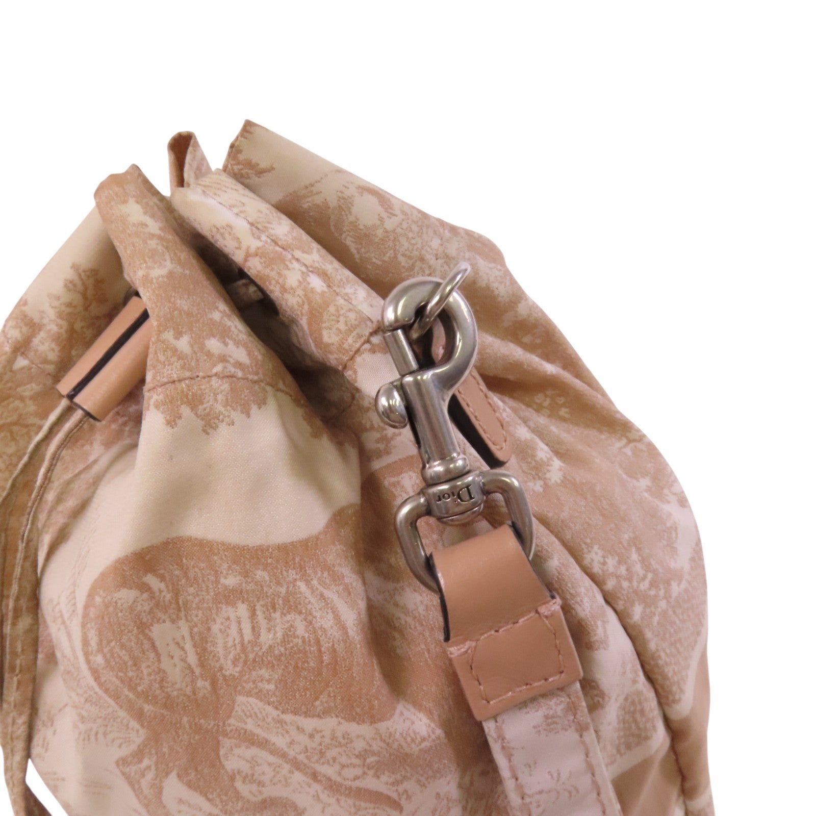 Dior 尼龍Travel Pouch銀扣手挽袋