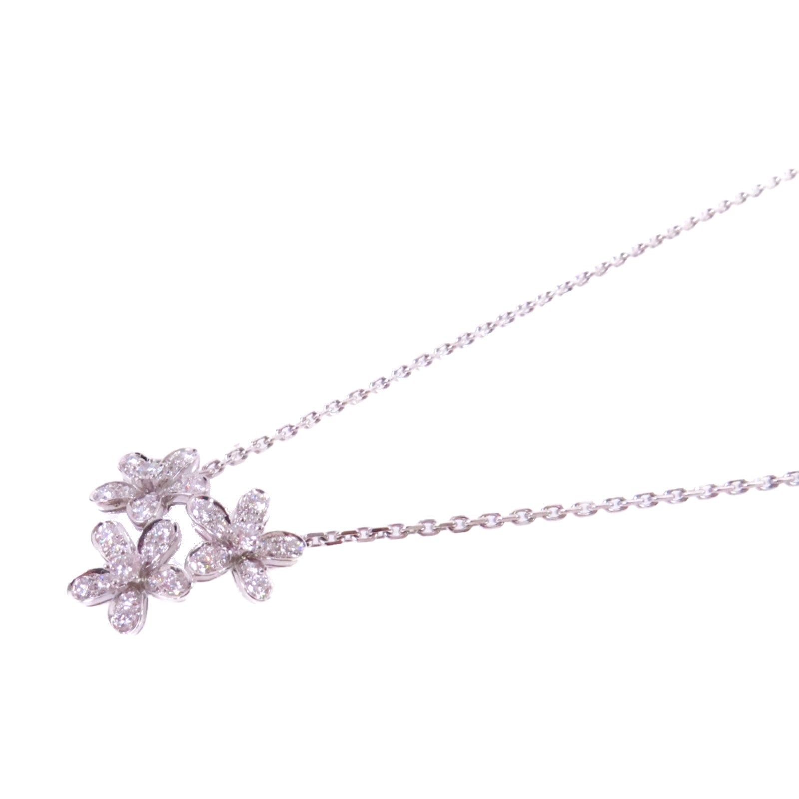 Van Cleef & Arpels 18K白金/鑽石Diamond Necklace項鍊