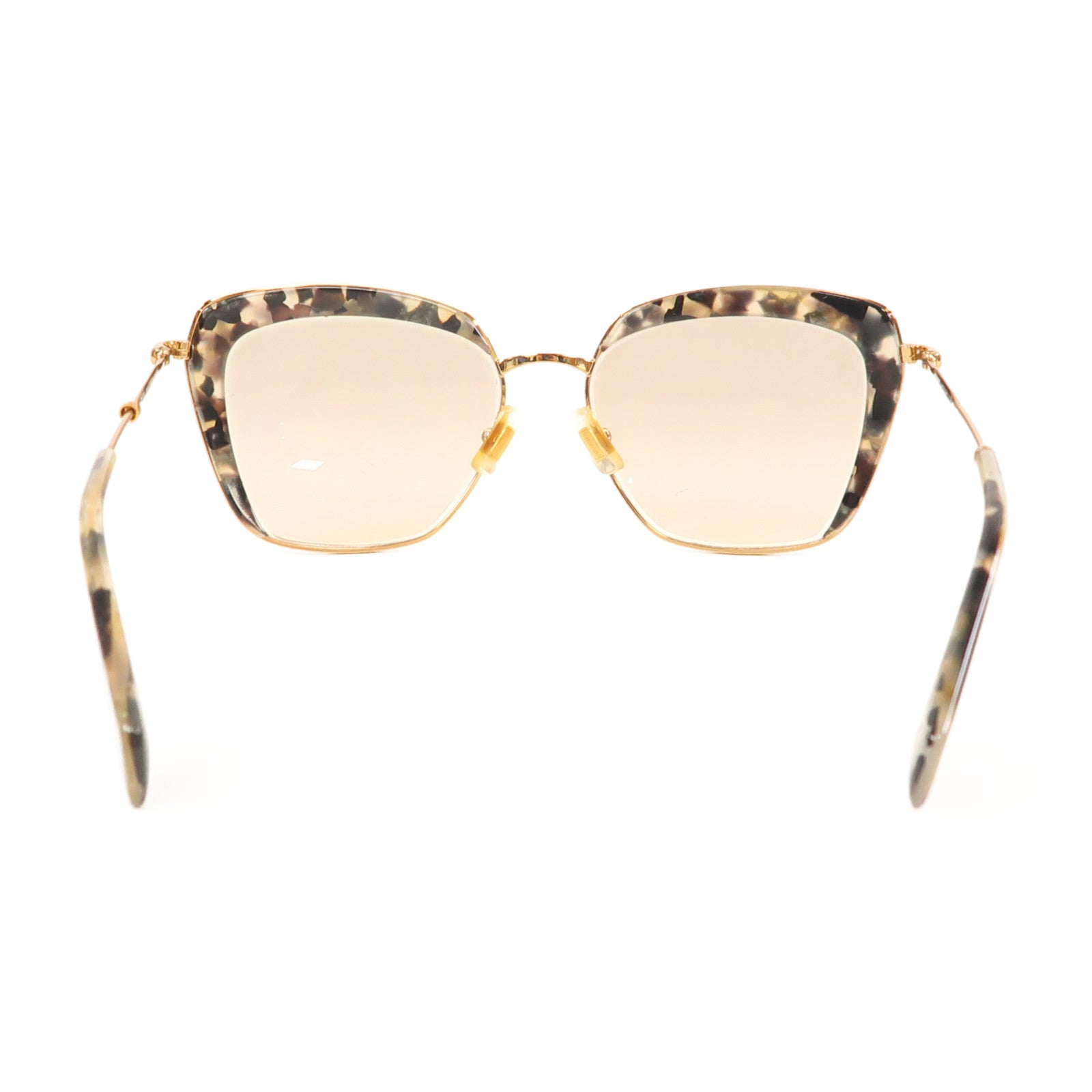 Miu Miu 金屬Sunglasses太陽眼鏡金色/黑色