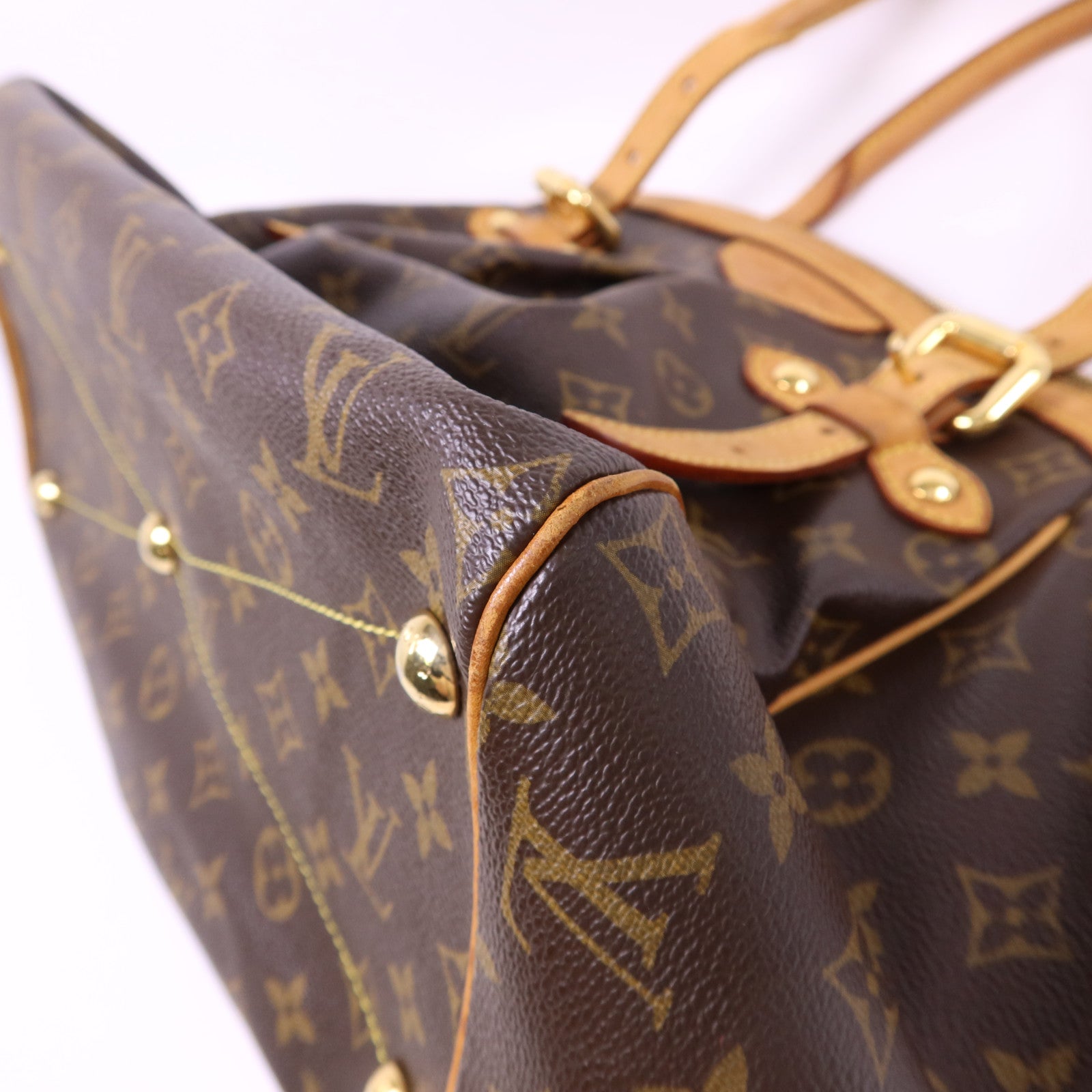 LOUIS VUITTON 【激減優惠】Monogram Tivoli GM金扣肩背袋