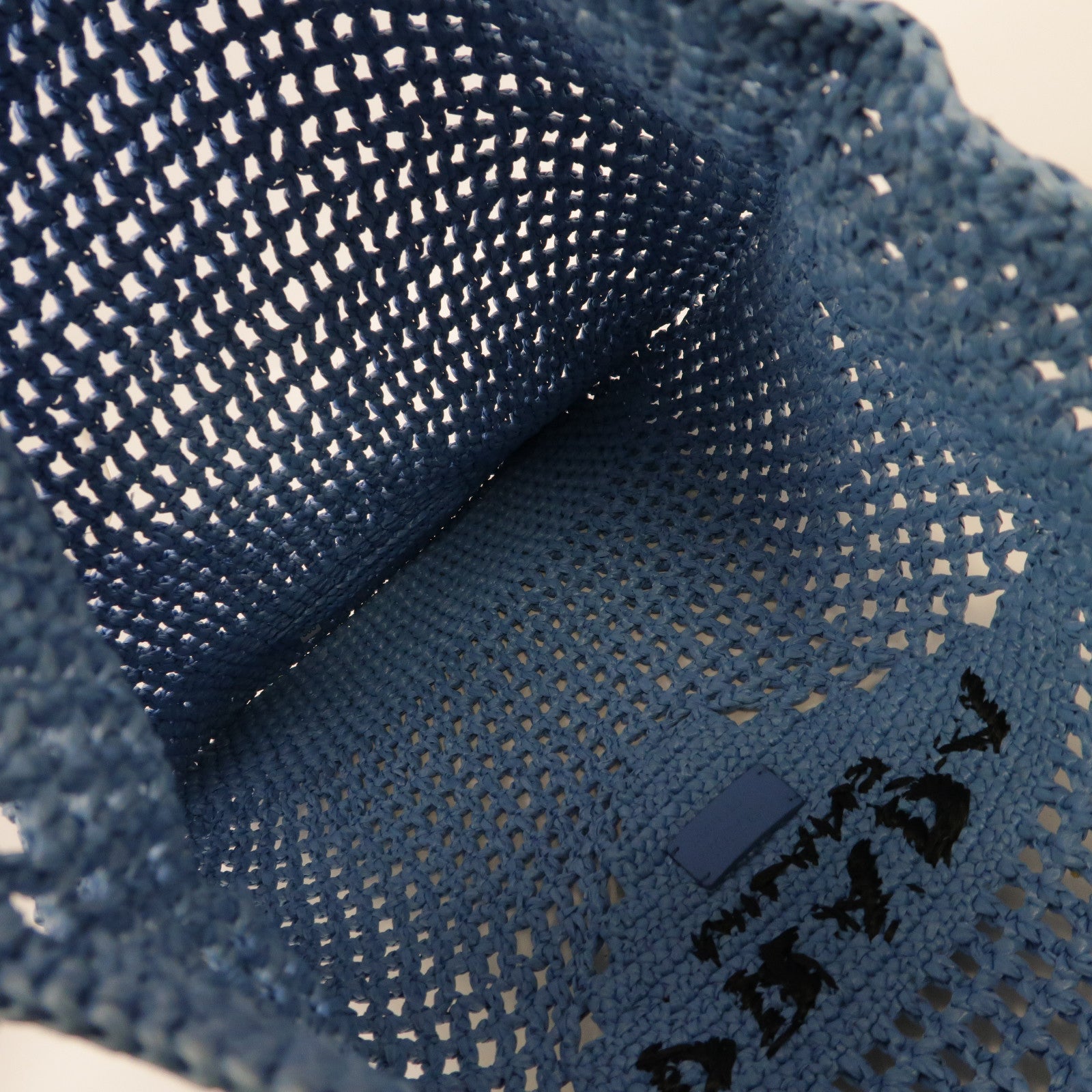 PRADA 酒椰Tote Bag手挽袋藍色