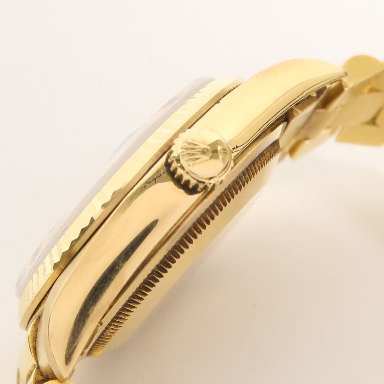 ROLEX Day-Date 18K黃金手錶自動機芯深藍色