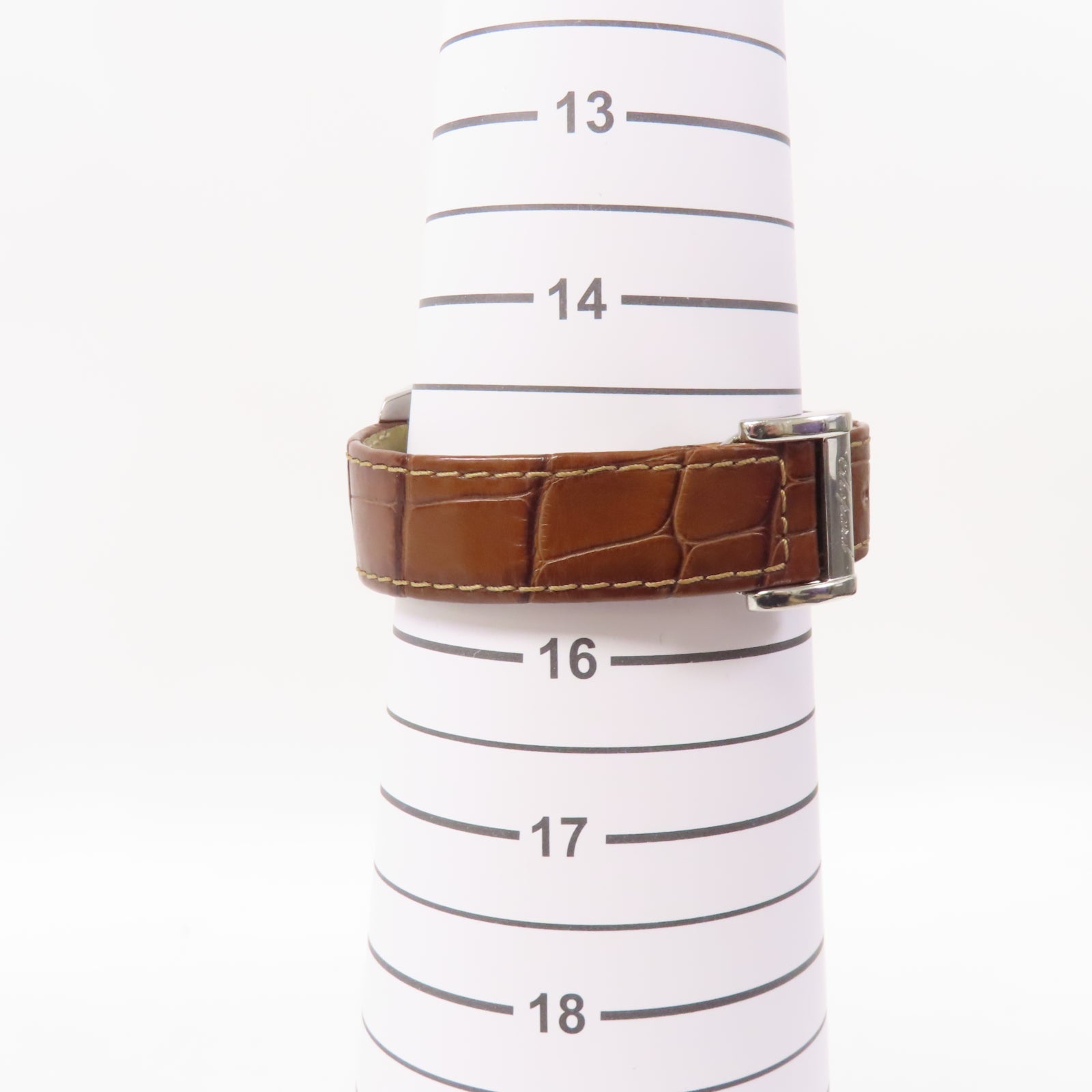 Chopard Two O Ten皮革/不鏽鋼手錶石英機芯啡色