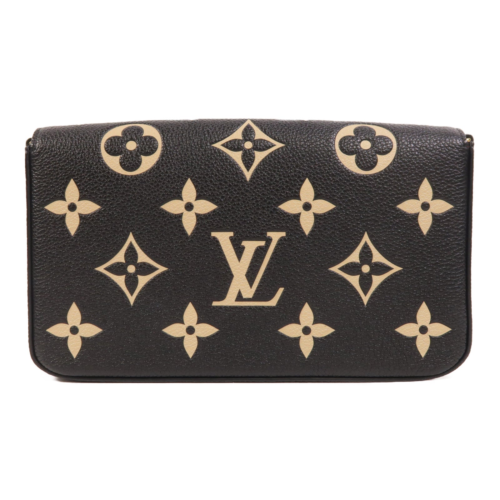 LOUIS VUITTON Monogram Felicie Pochette金扣鏈帶肩背袋