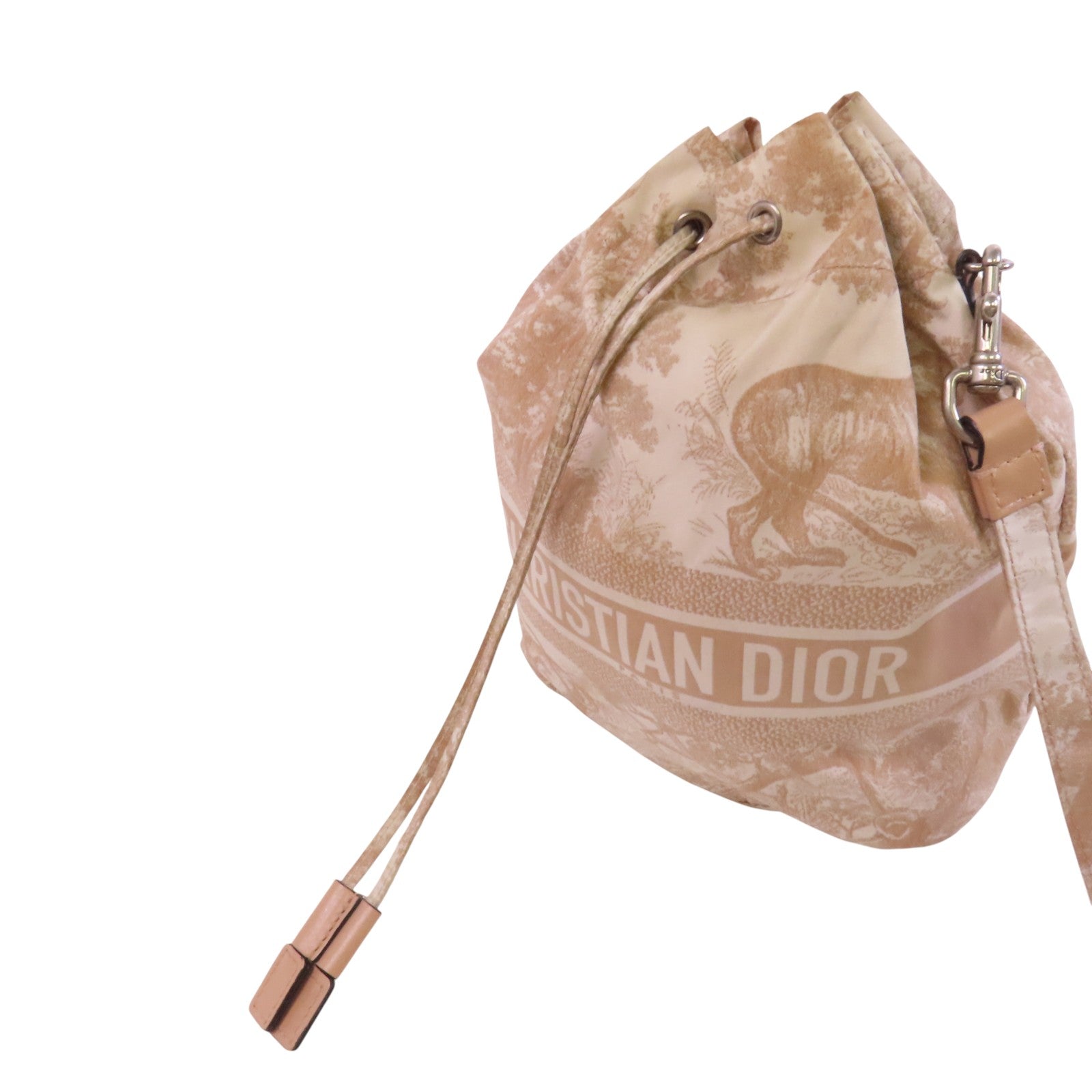 Dior 尼龍Travel Pouch銀扣手挽袋