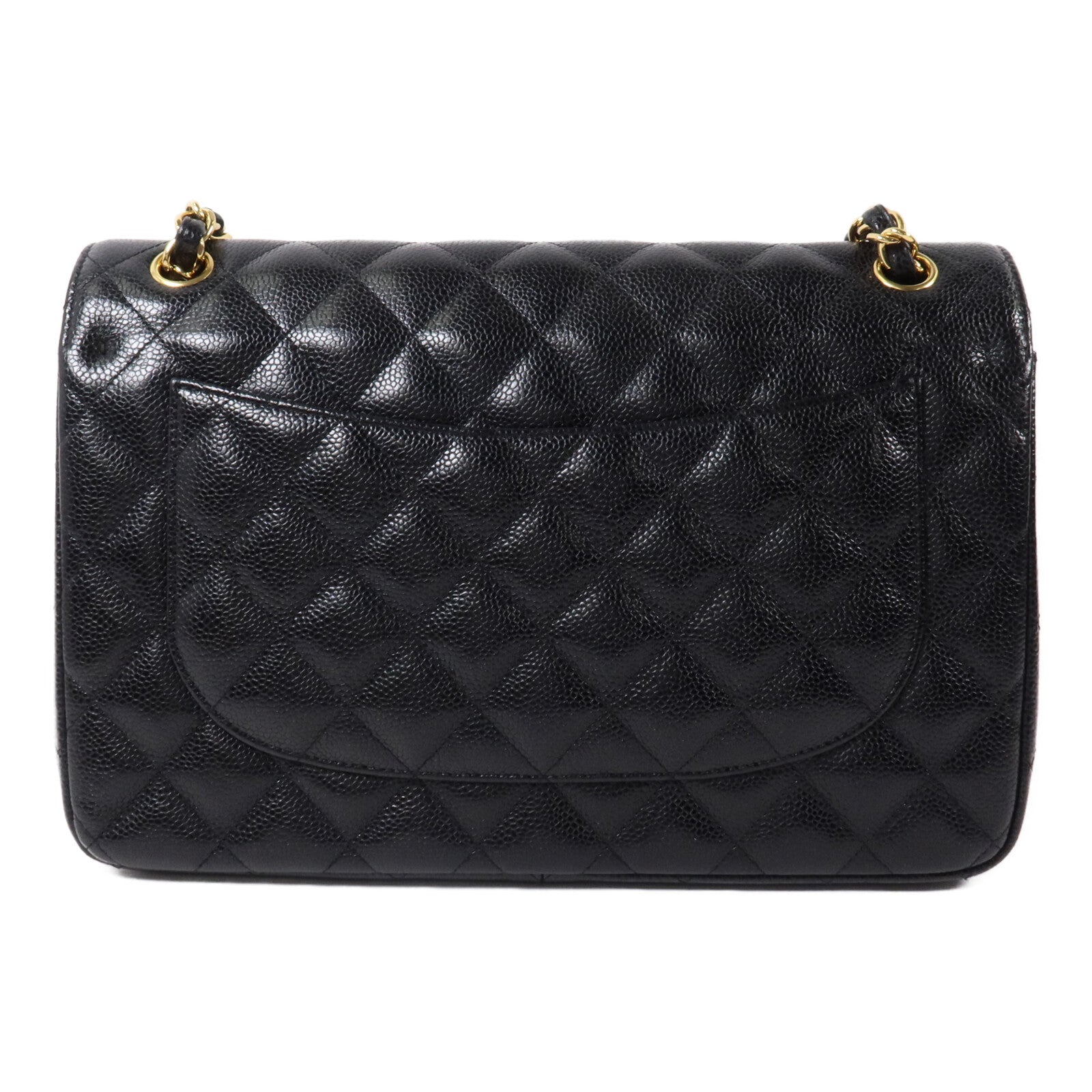 CHANEL 牛皮皮革Large Classic鏈帶肩背袋