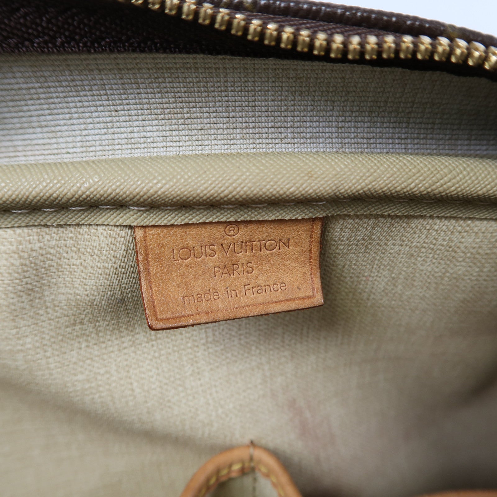 LOUIS VUITTON 【激減優惠】Monogram Deauville金扣手挽袋啡色