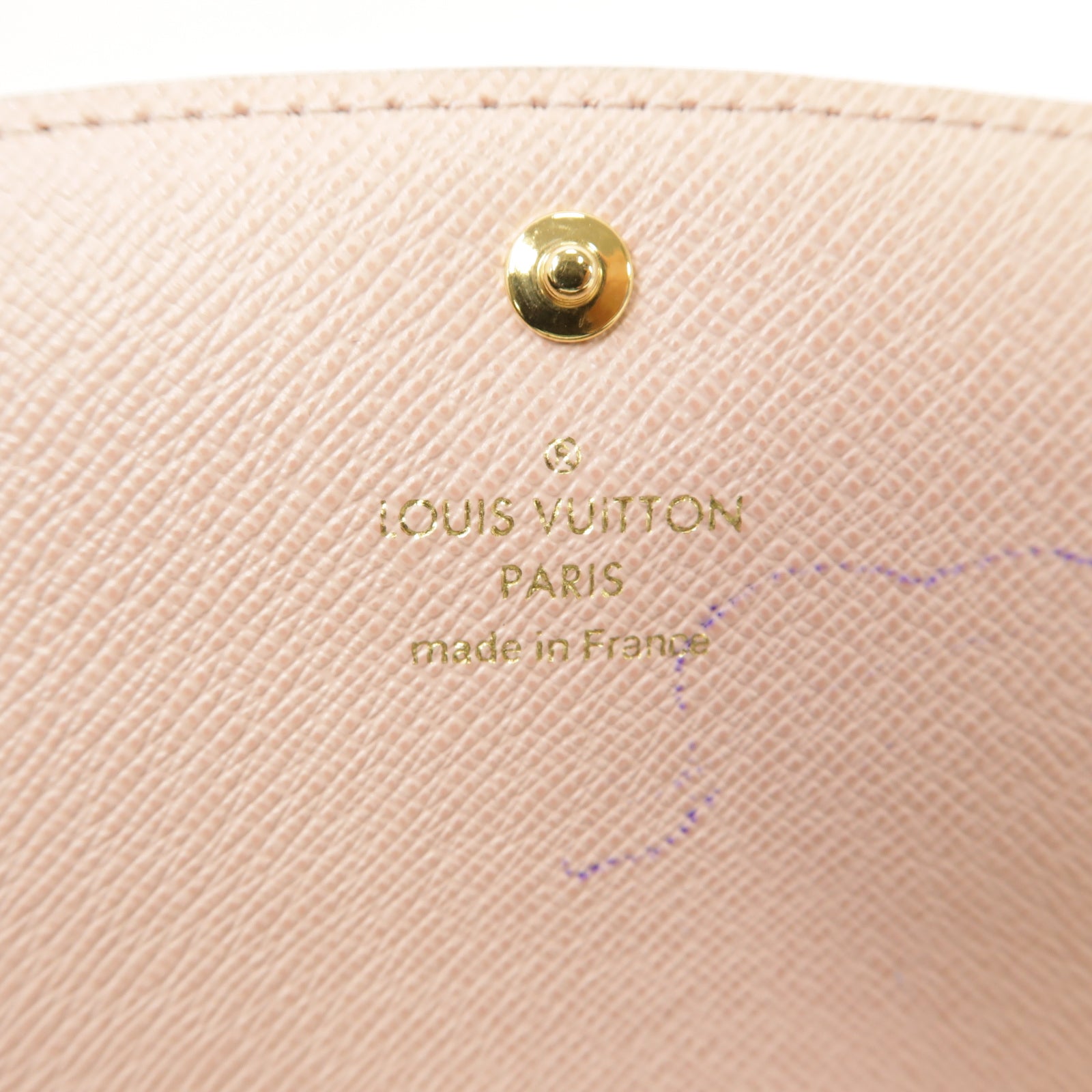 LOUIS VUITTON Monogram Emilie Wallet金扣長錢包啡色