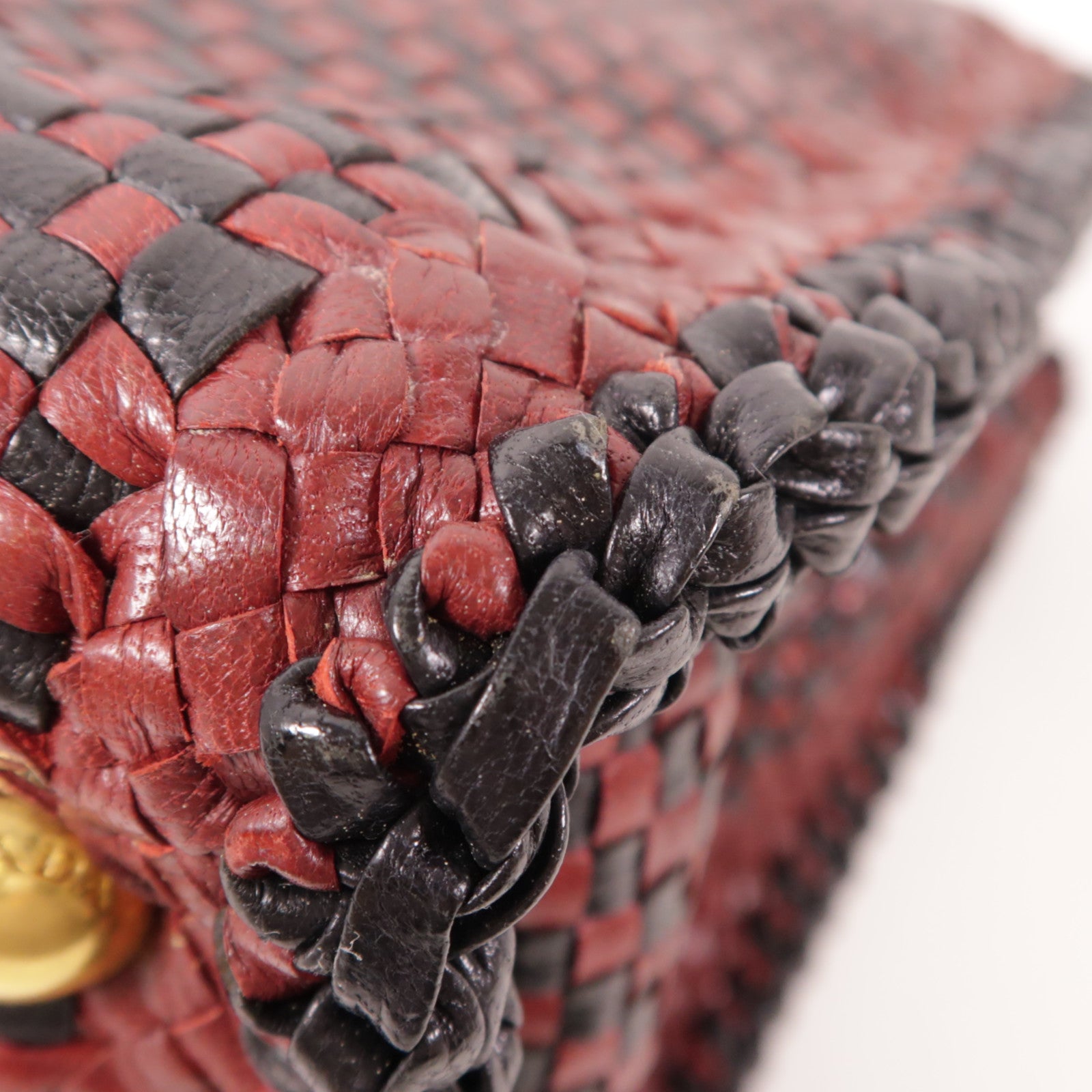 PRADA 牛皮皮革2 Way Bag金扣手挽肩背兩用袋