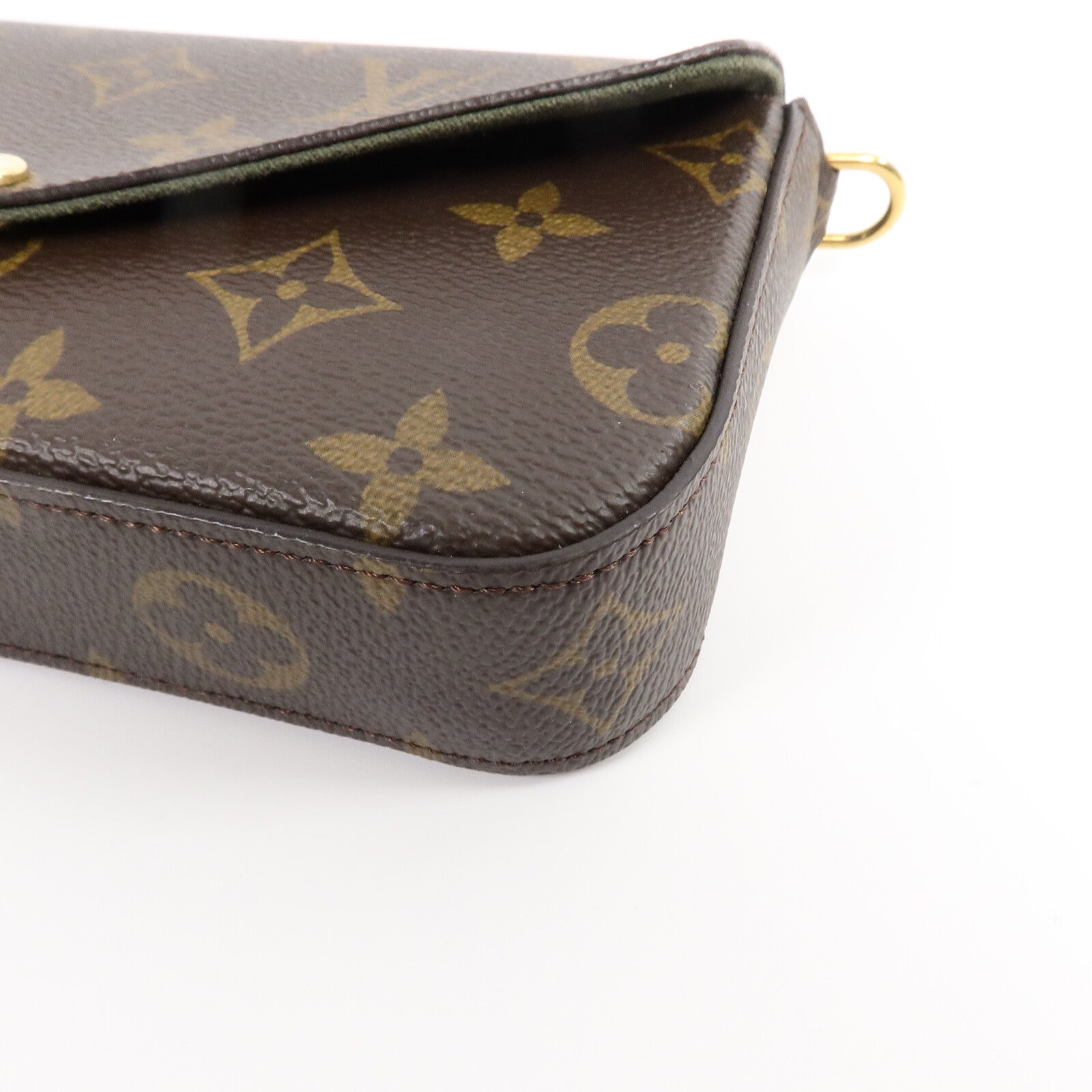 LOUIS VUITTON Monogram Felicie Strap & Go肩背袋