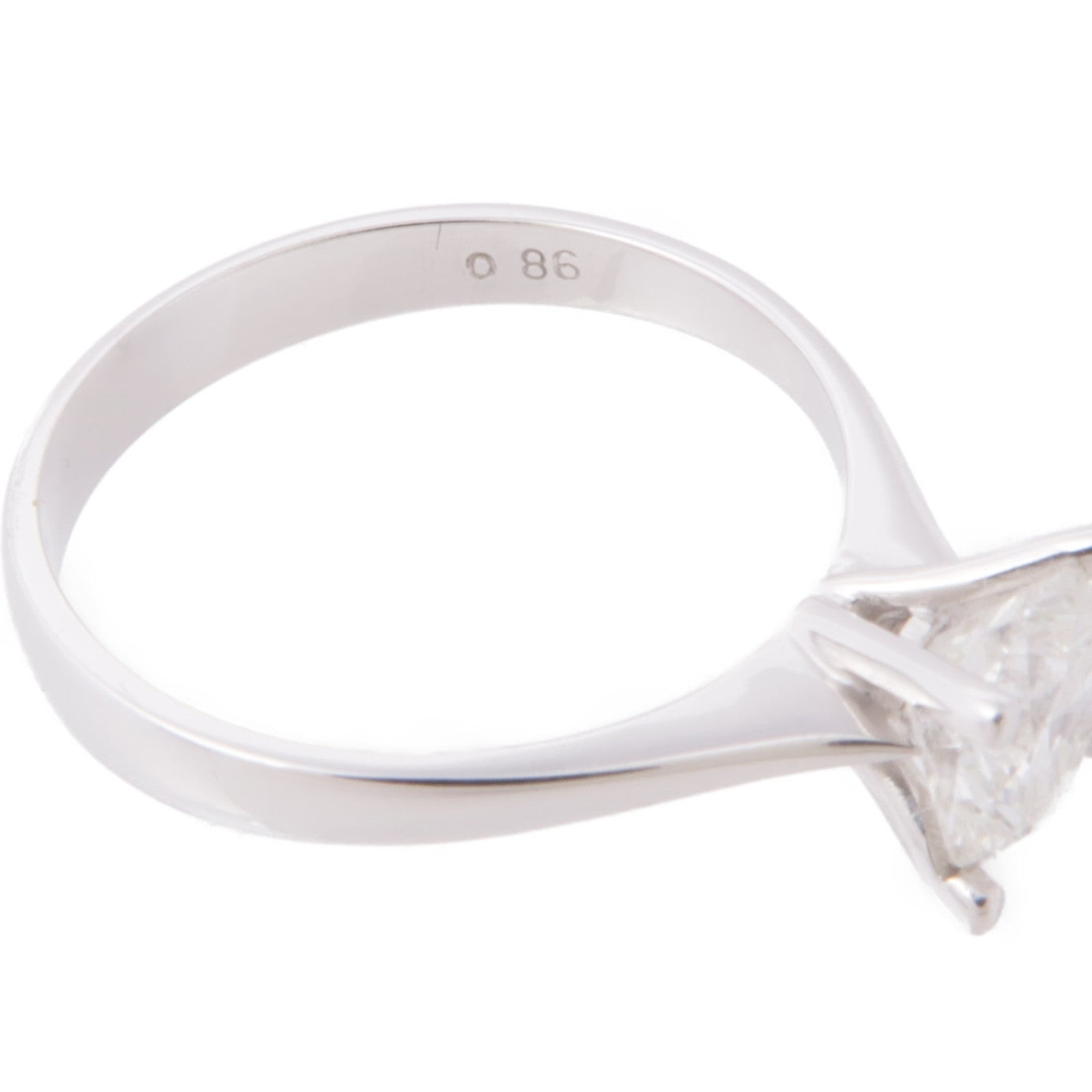 JEWELRY 【激減優惠】18K白金Diamond Ring鑽石戒指US#5.75