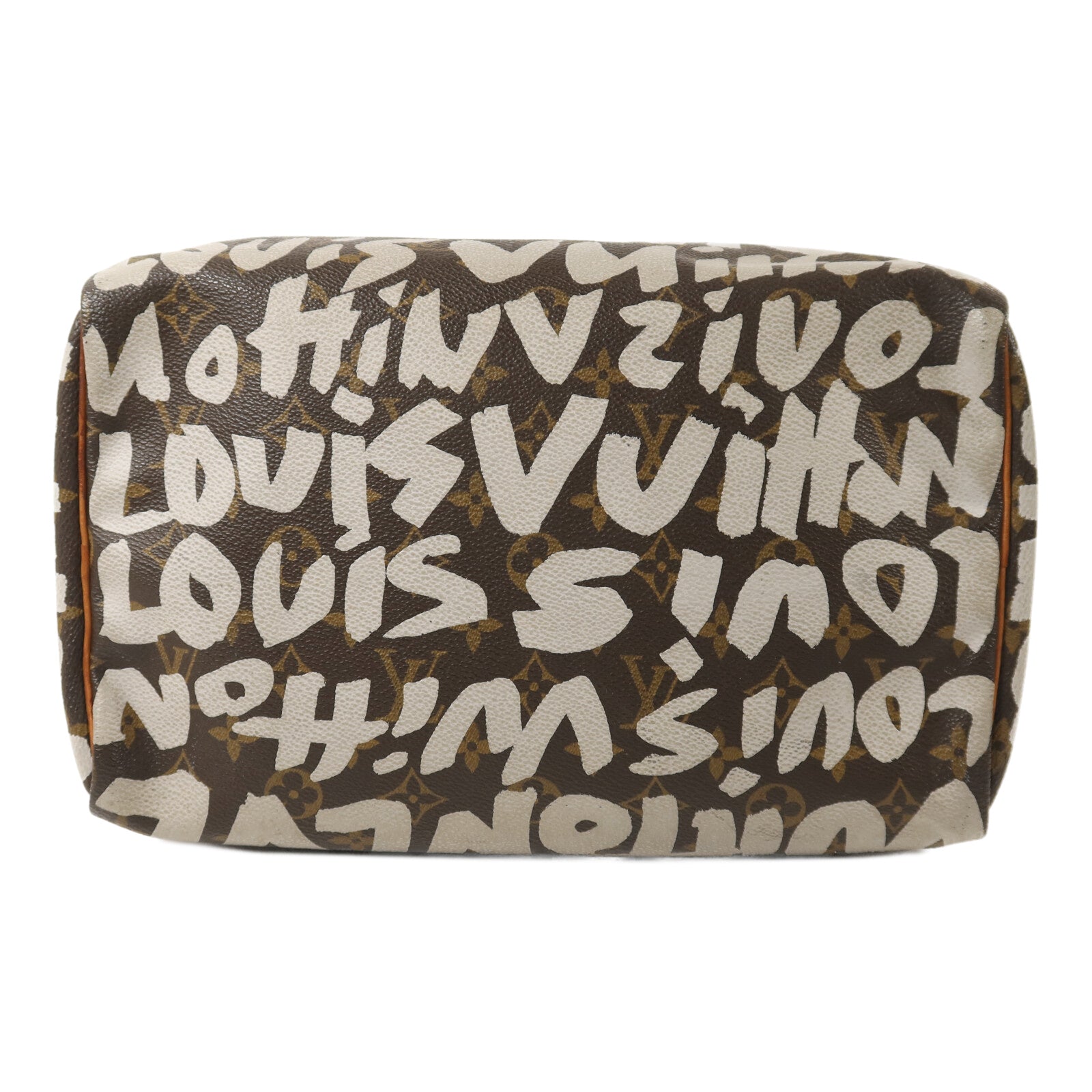 LOUIS VUITTON Monogram Graffiti Speedy 30金扣手挽袋