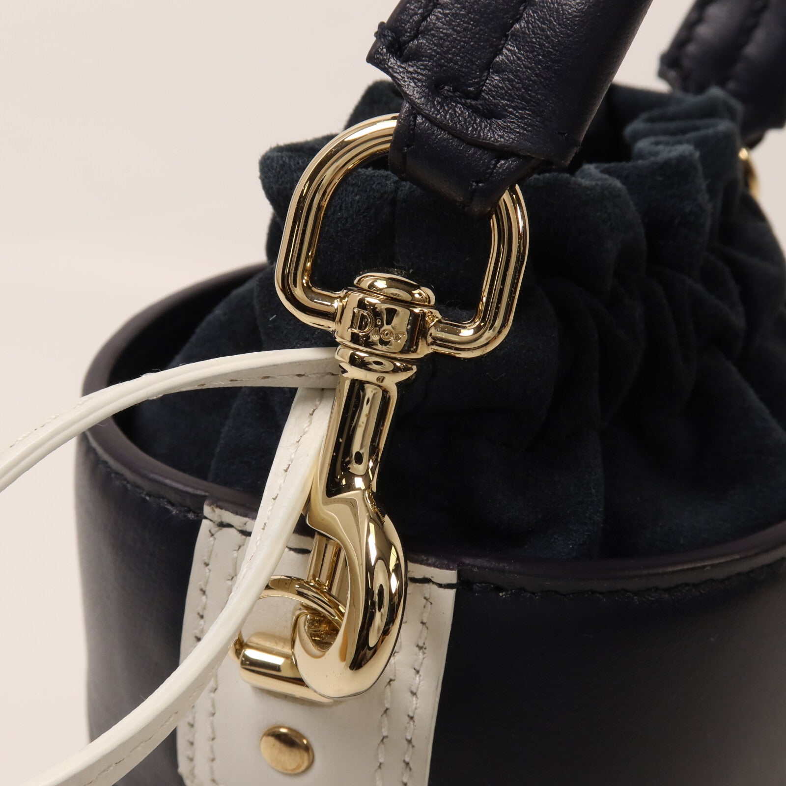 Dior 牛皮皮革Vibe Micro Bucket手挽肩背兩用袋