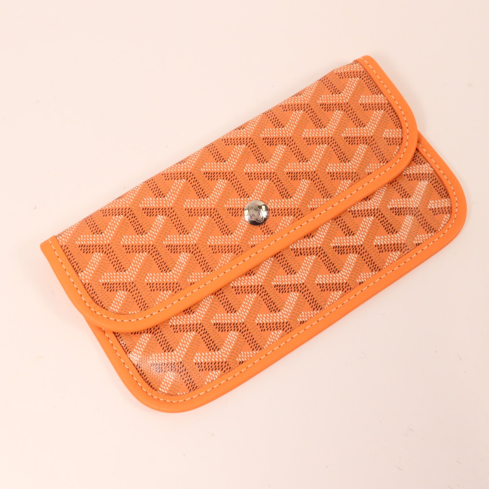 GOYARD 塗層帆布/牛皮皮革Anjou PM手挽袋