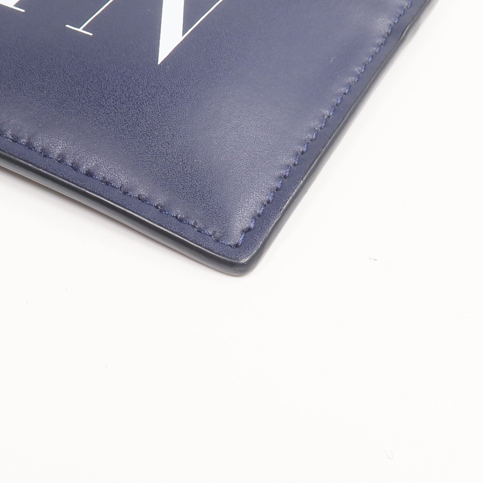 Valentino 牛皮皮革Card Case銀扣卡片套
