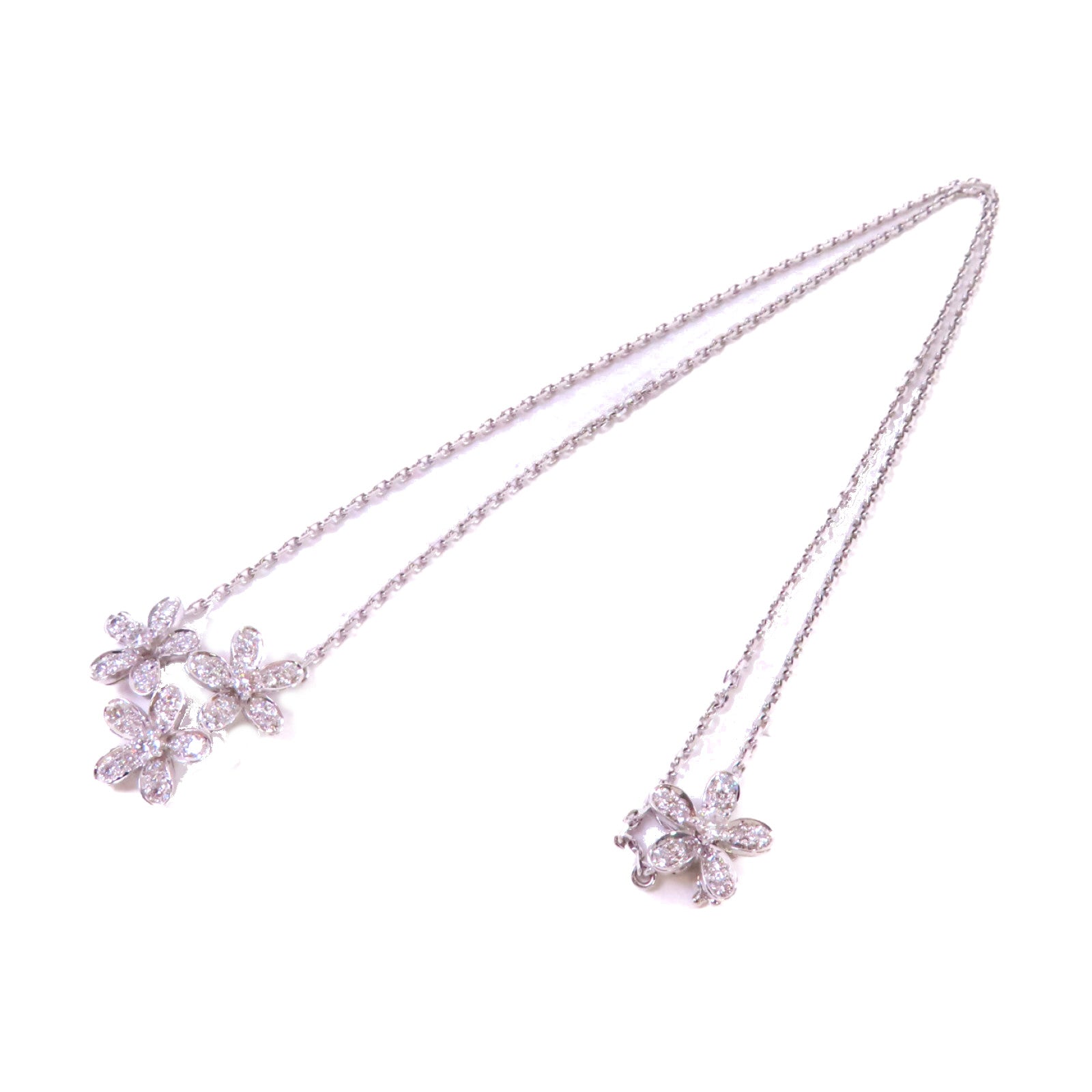 Van Cleef & Arpels 18K白金/鑽石Diamond Necklace項鍊