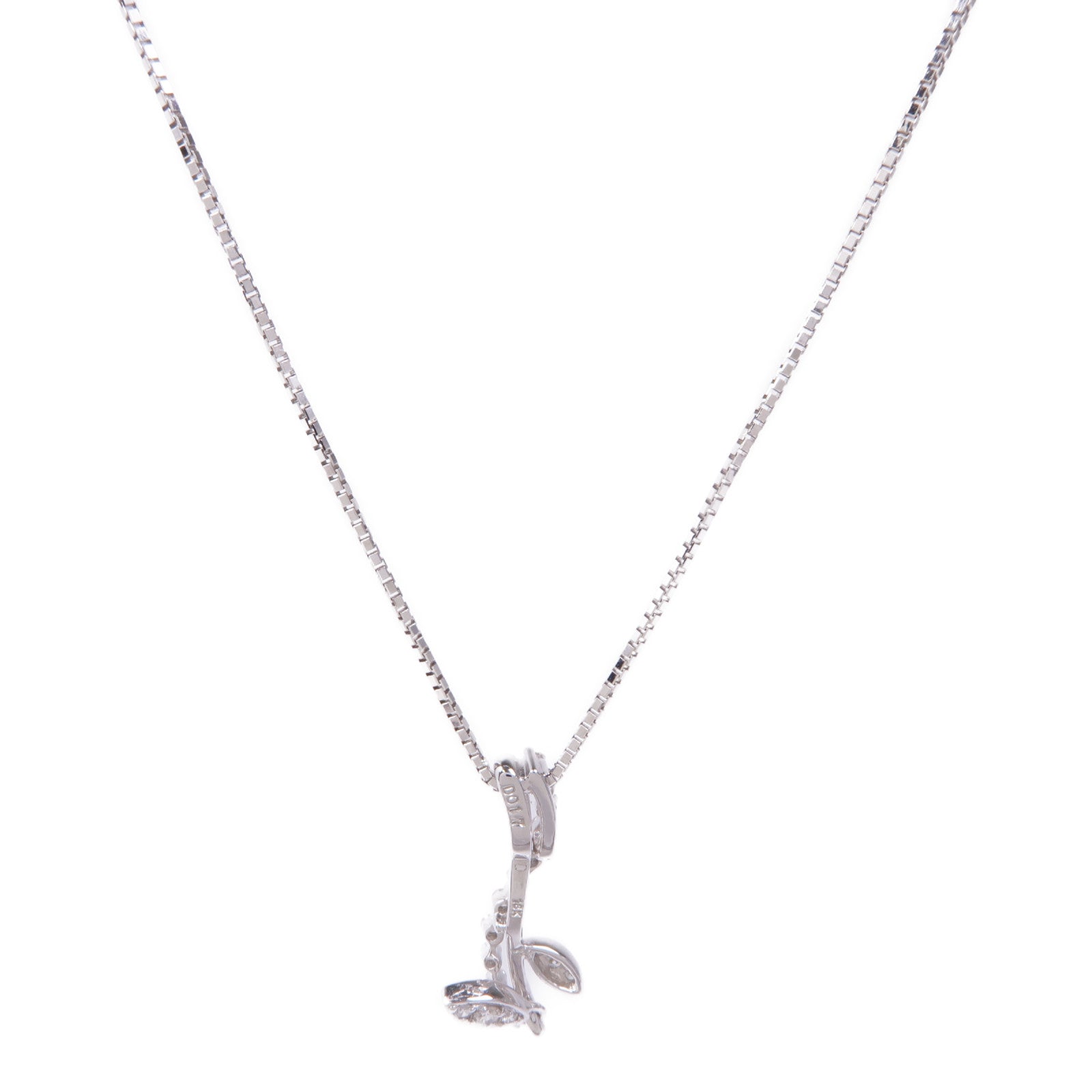 JEWELRY Diamond Necklace 18K White Gold