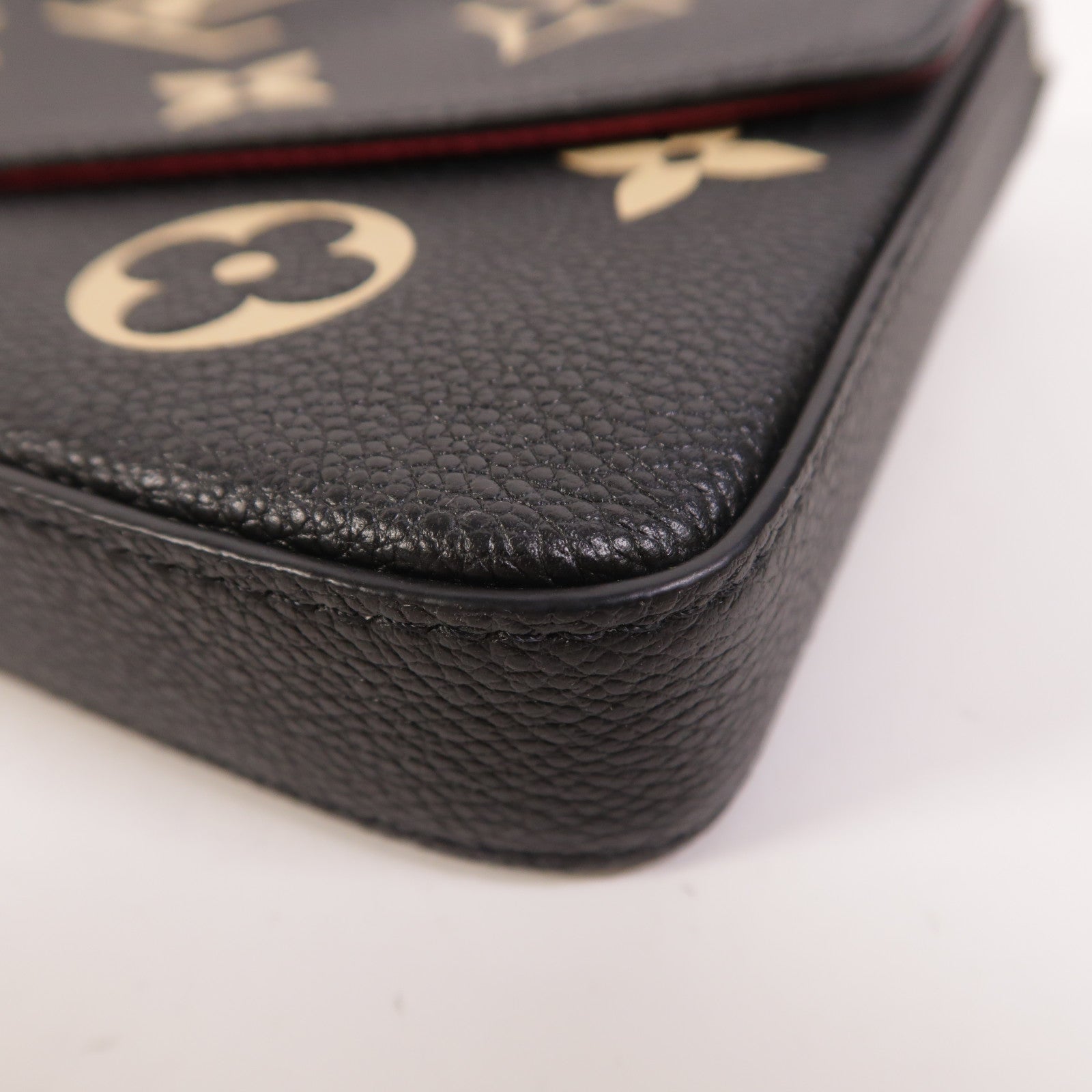 LOUIS VUITTON Monogram Felicie Pochette金扣鏈帶肩背袋