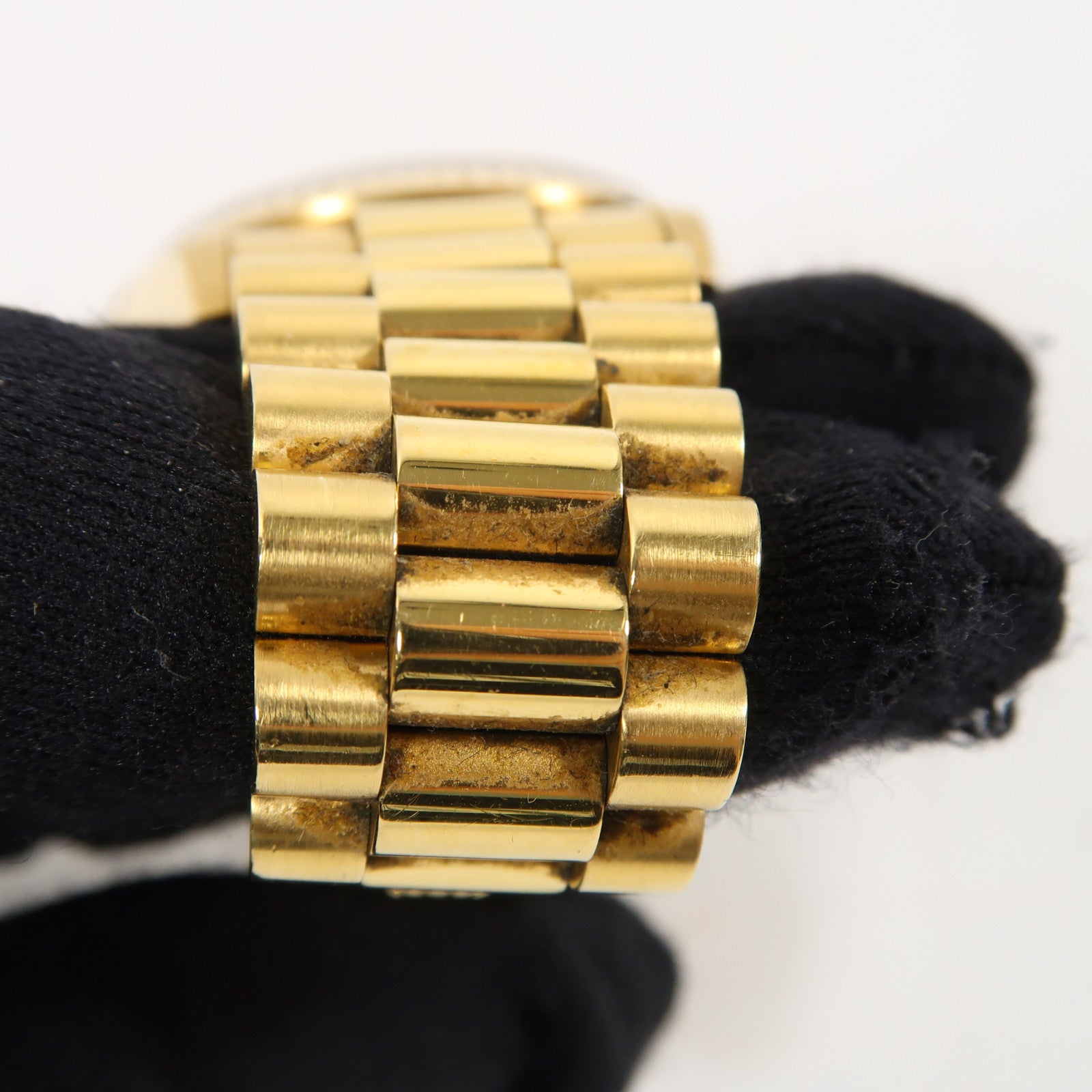 ROLEX Day-Date 18K黃金手錶自動機芯深藍色