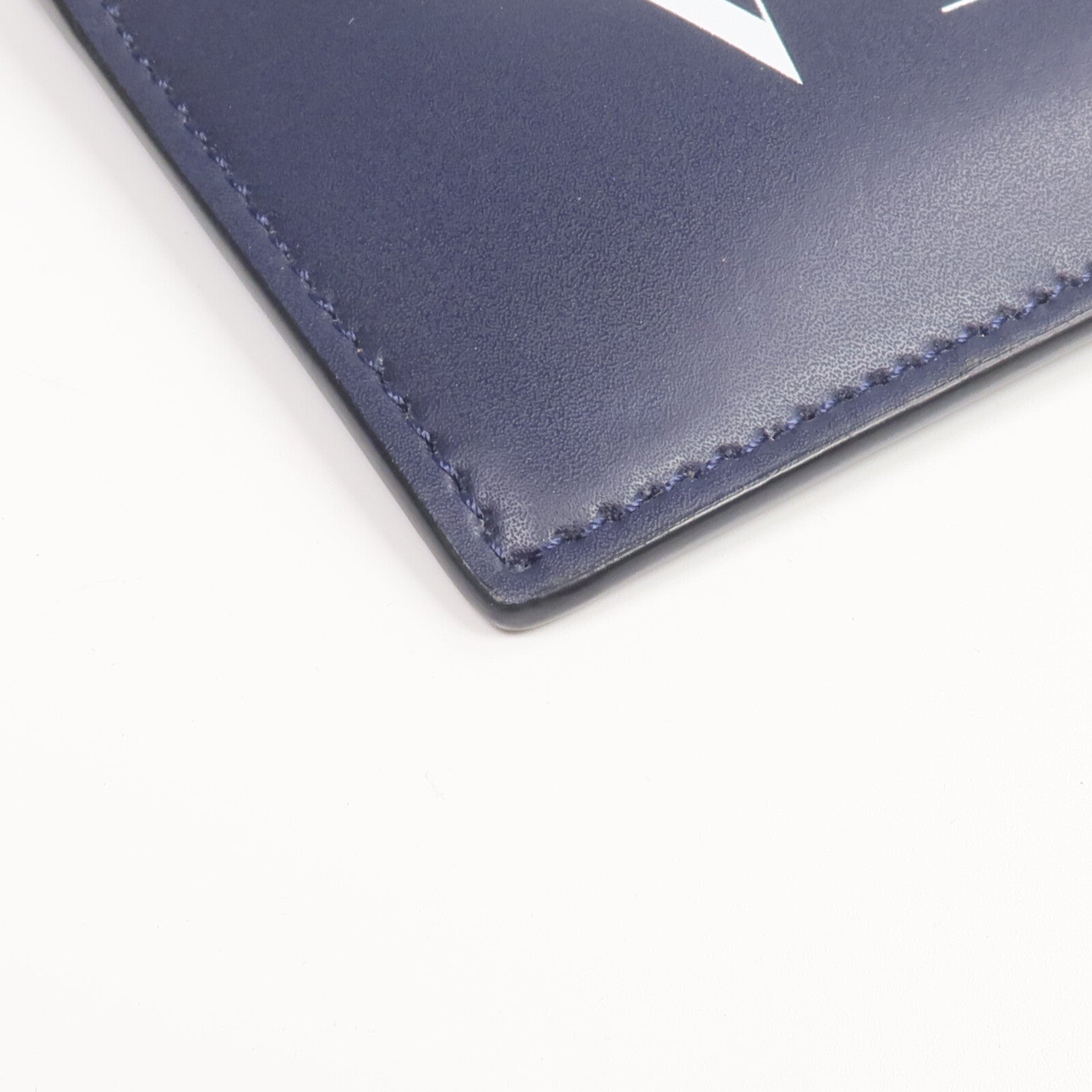Valentino 牛皮皮革Card Case銀扣卡片套