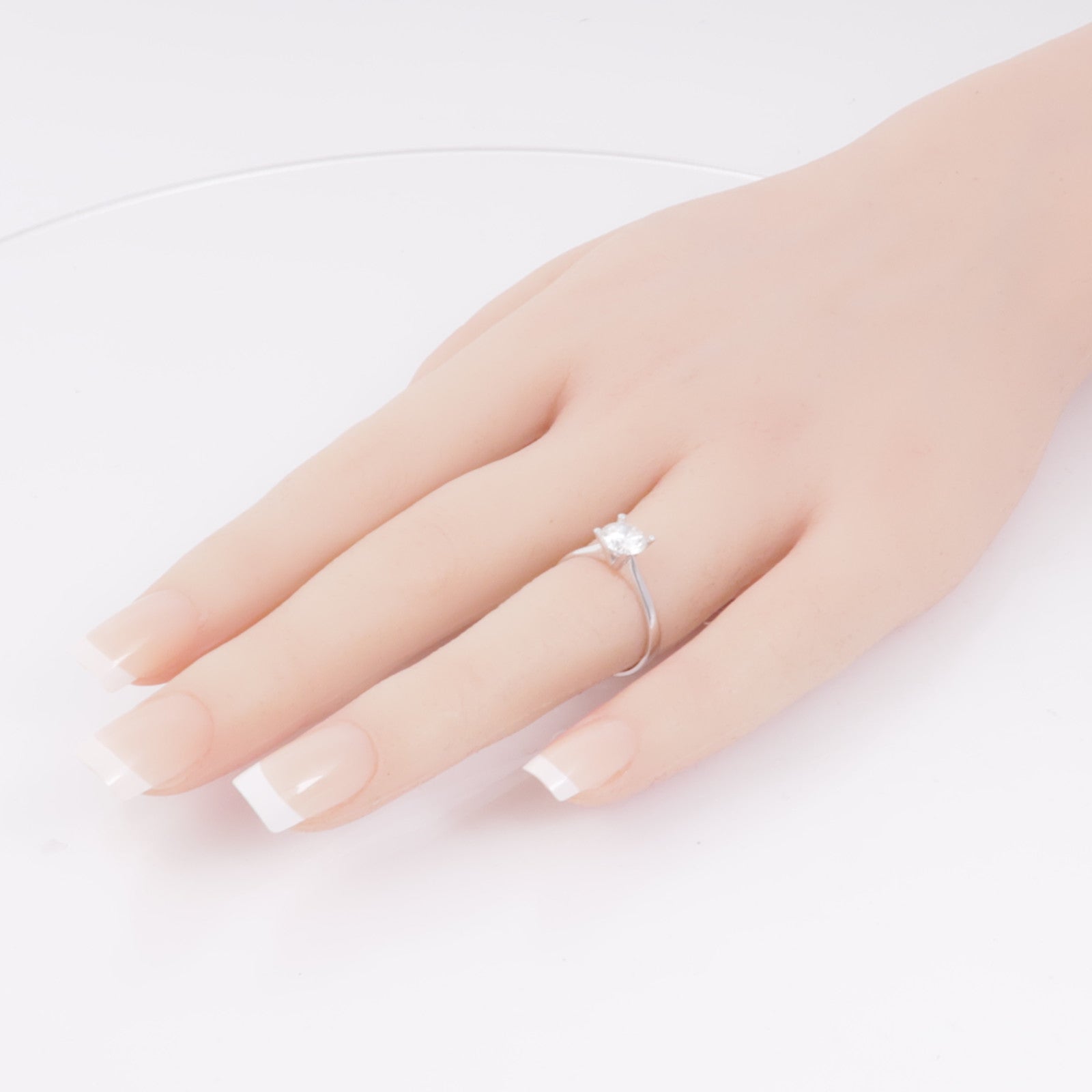 JEWELRY 【激減優惠】18K白金Diamond Ring鑽石戒指US#5.75