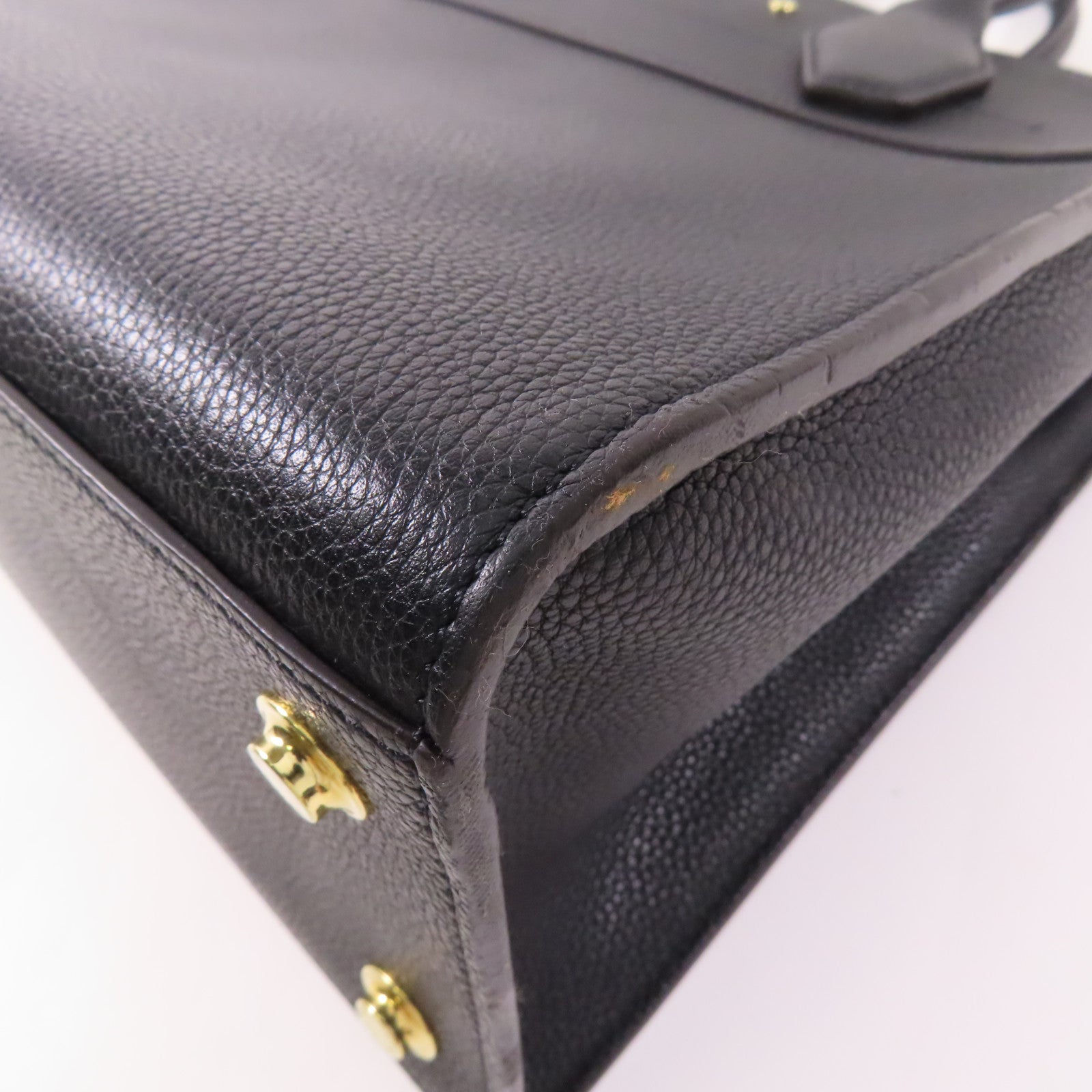 LOUIS VUITTON 皮革City Steamer MM金扣手挽肩背兩用袋