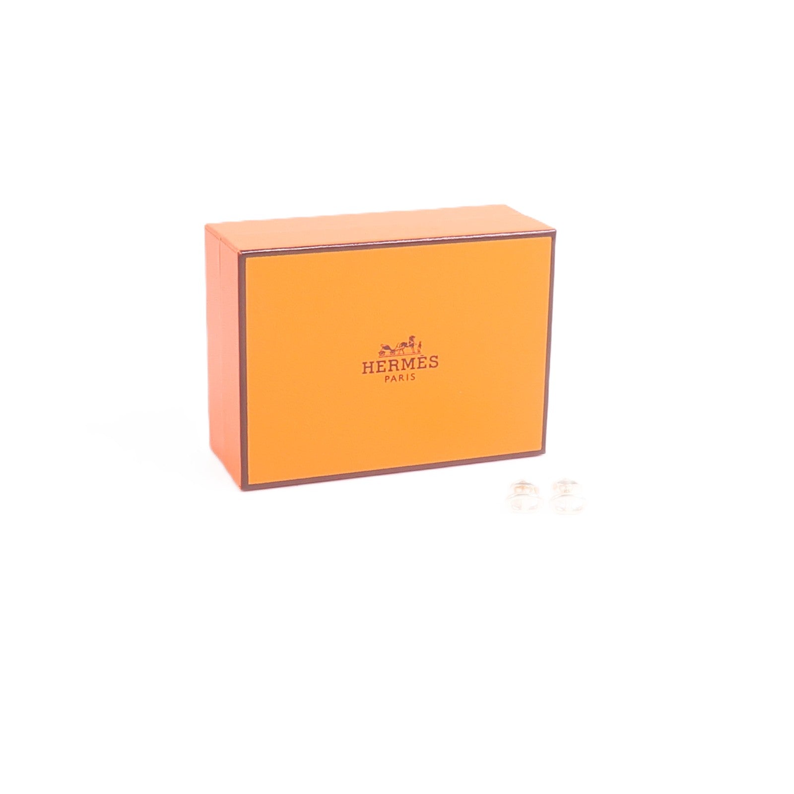 HERMES 18K玫瑰金Faranfole Earrings耳環