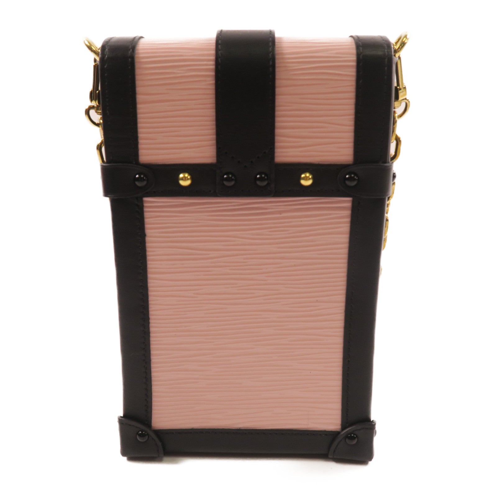 LOUIS VUITTON Epi Pochette Trunk 金扣肩背袋