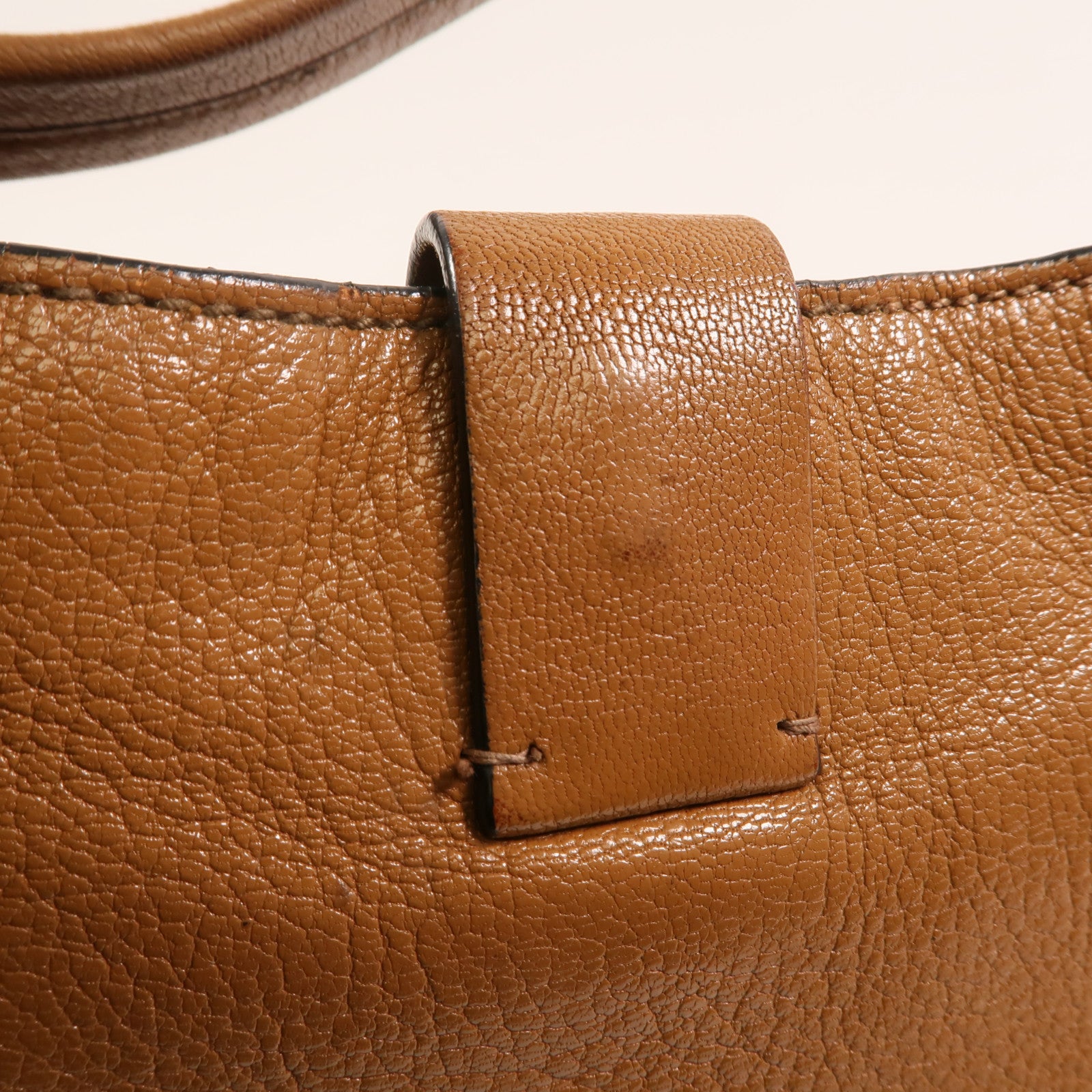Miu Miu 牛皮皮革2 Way Shoulder金扣手挽肩背兩用袋