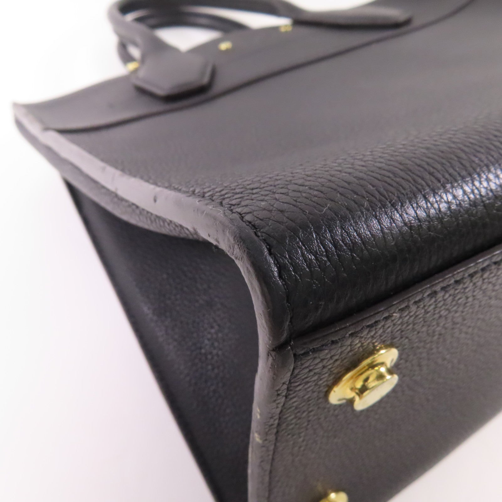LOUIS VUITTON 皮革City Steamer MM金扣手挽肩背兩用袋