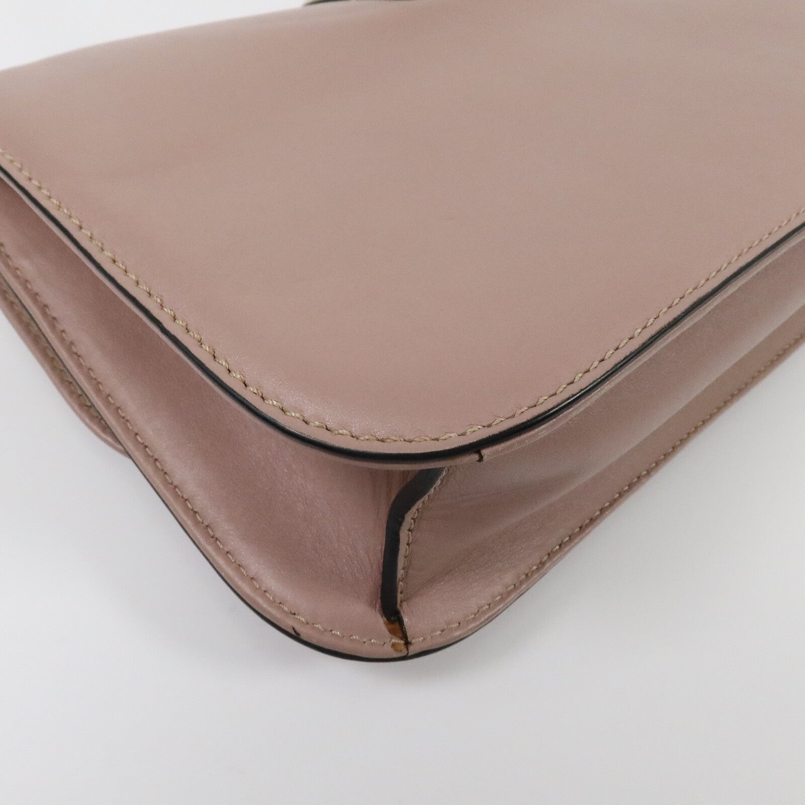 Valentino 牛皮皮革Garavani Glam Lock鏈帶手挽肩背兩用袋