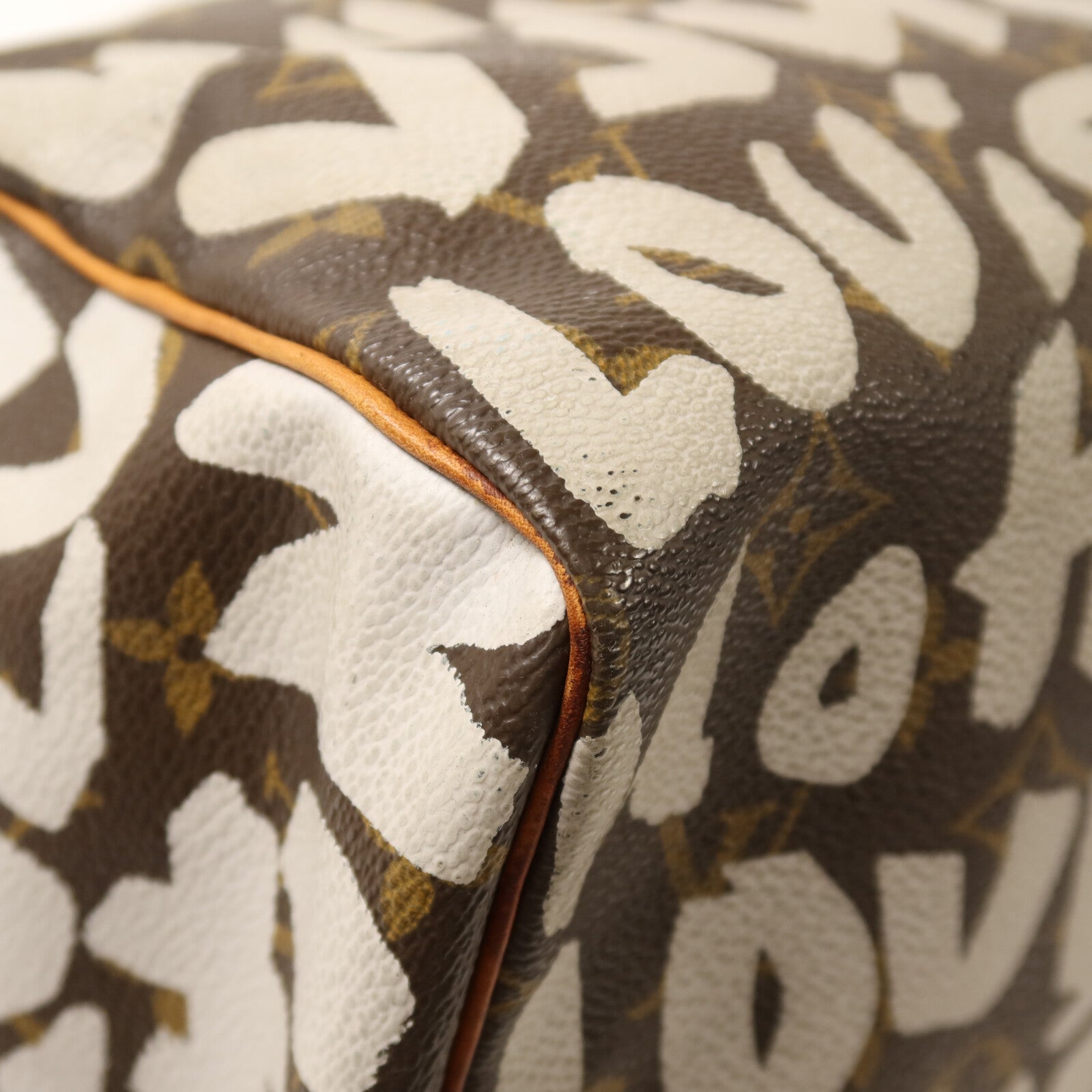 LOUIS VUITTON Monogram Graffiti Speedy 30金扣手挽袋