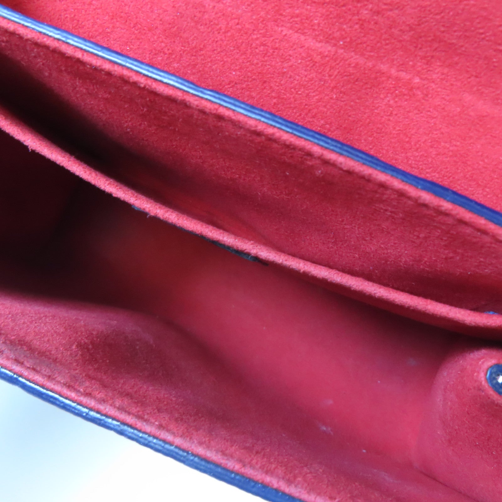LOUIS VUITTON 【激減優惠】Monogram Empreinte Saint Sulpice PM金扣鏈帶肩背袋藍色