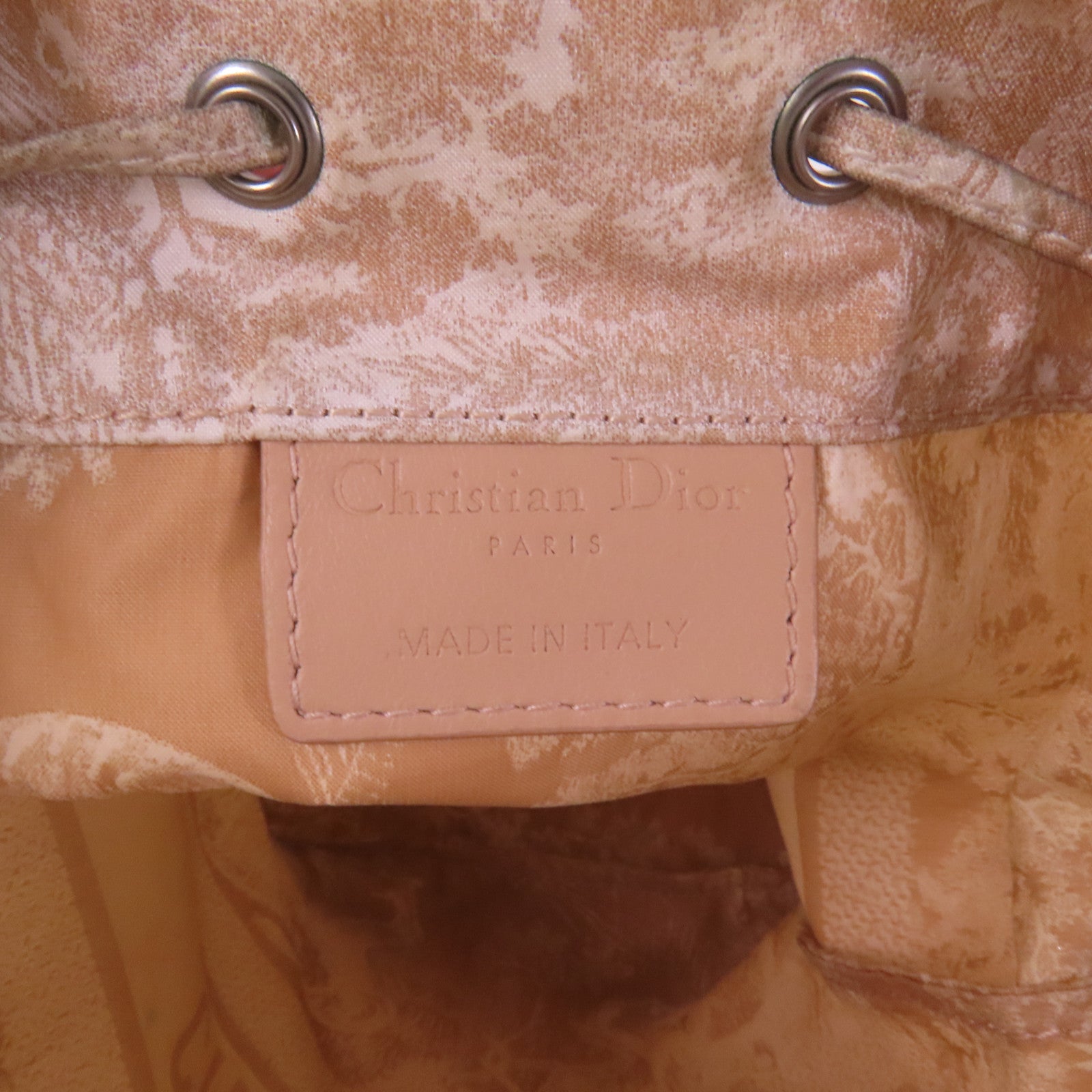 Dior 尼龍Travel Pouch銀扣手挽袋