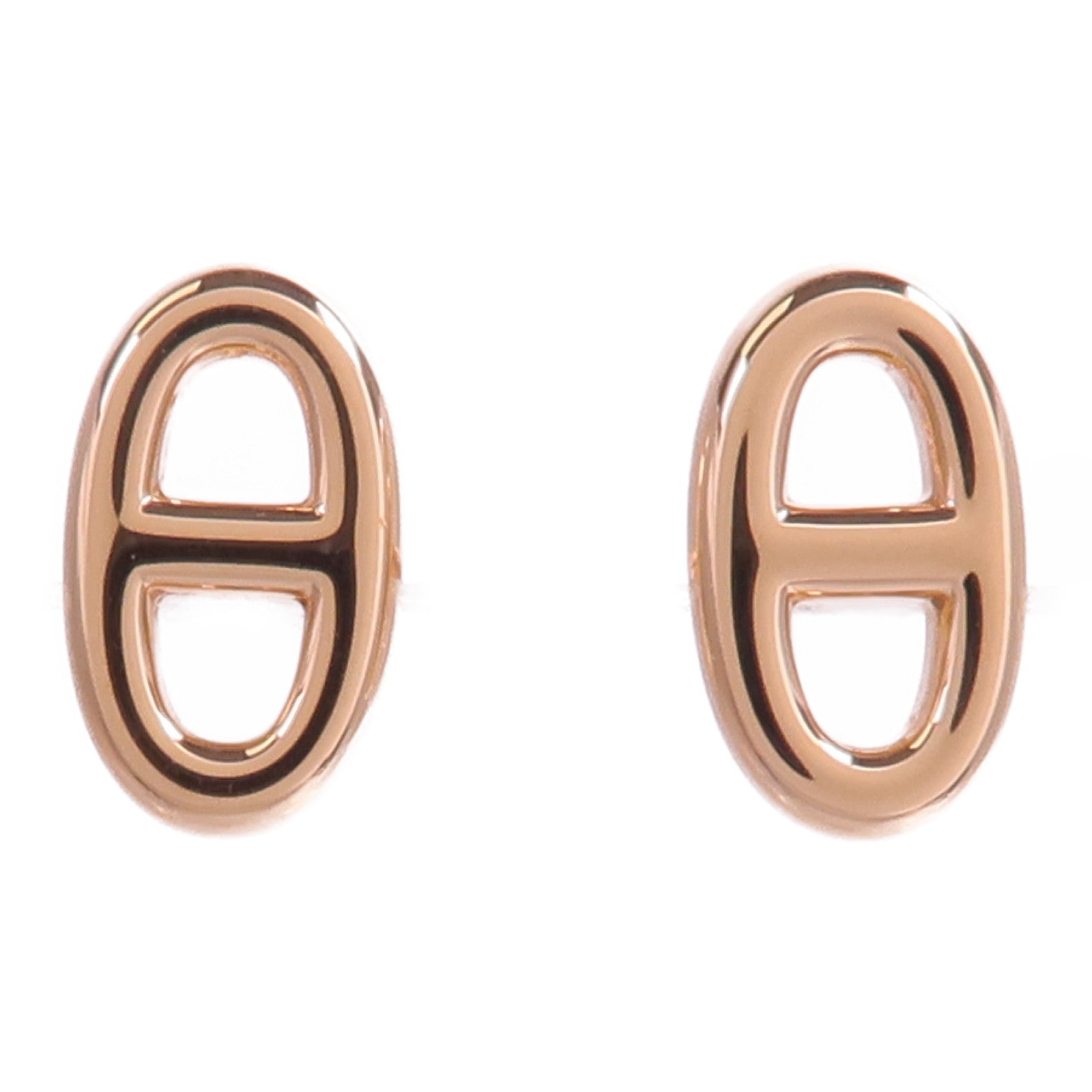 HERMES 18K玫瑰金Faranfole Earrings耳環