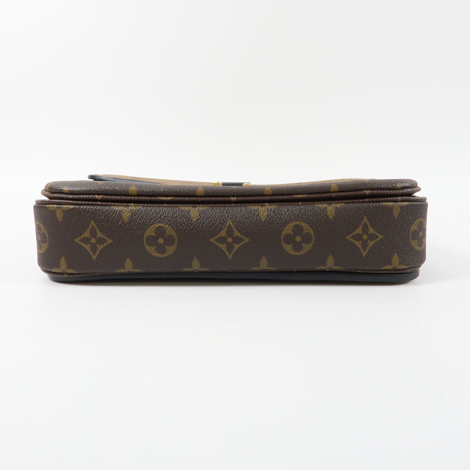 LOUIS VUITTON Monogram Reverse Pochette Metis金扣手挽肩背兩用袋