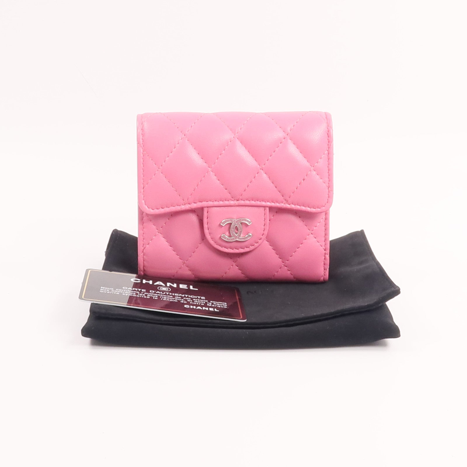 CHANEL 羊皮皮革Classic Small Flap Wallet錢包