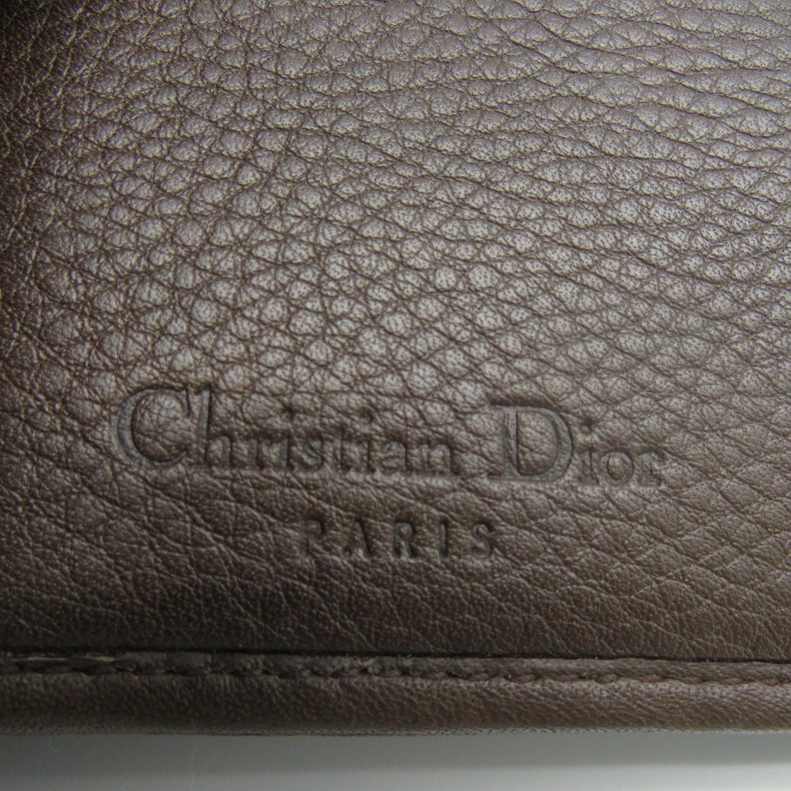 Dior 【清倉大減價】牛皮皮革Long Wallet長錢包啡色