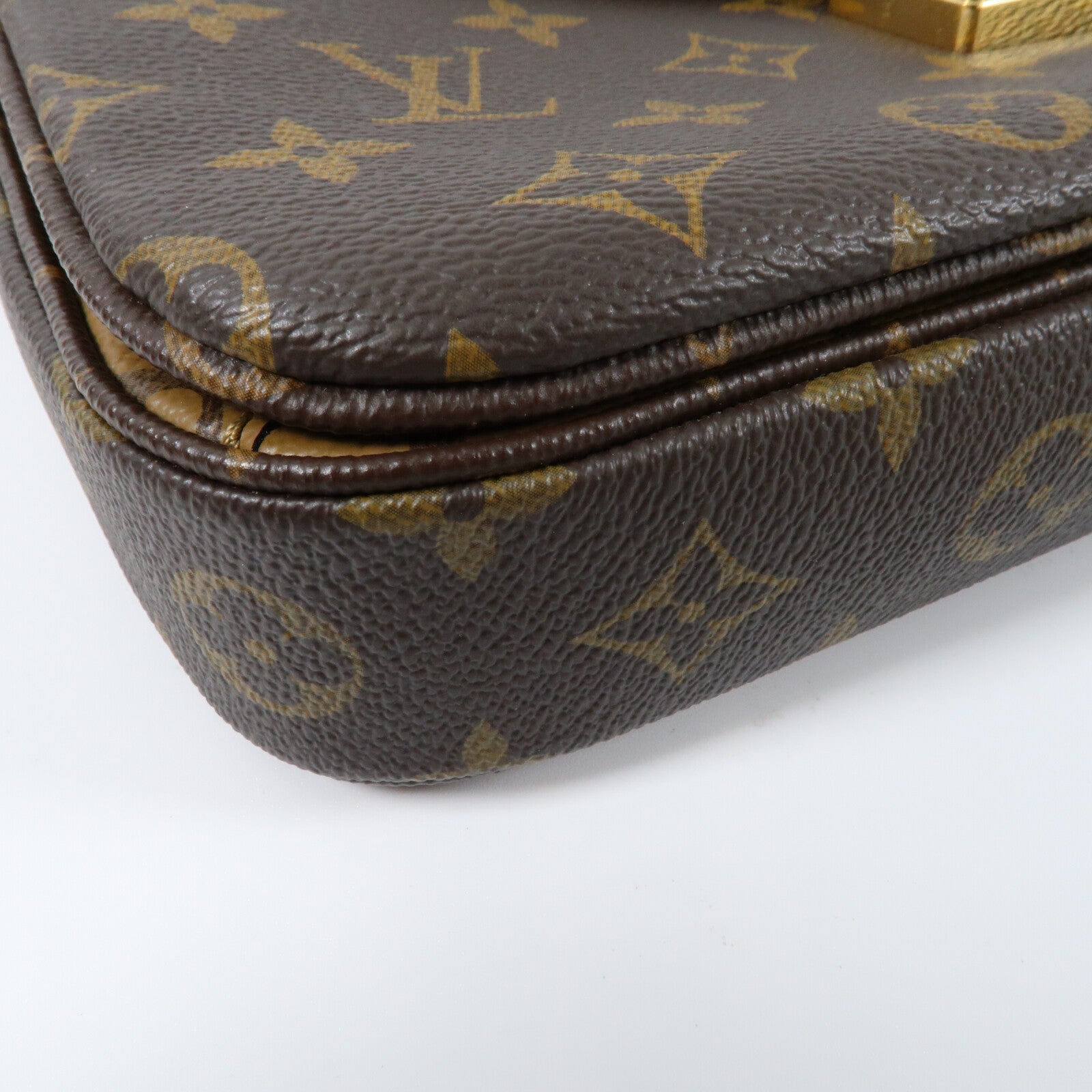 LOUIS VUITTON Monogram Reverse Pochette Metis金扣手挽肩背兩用袋