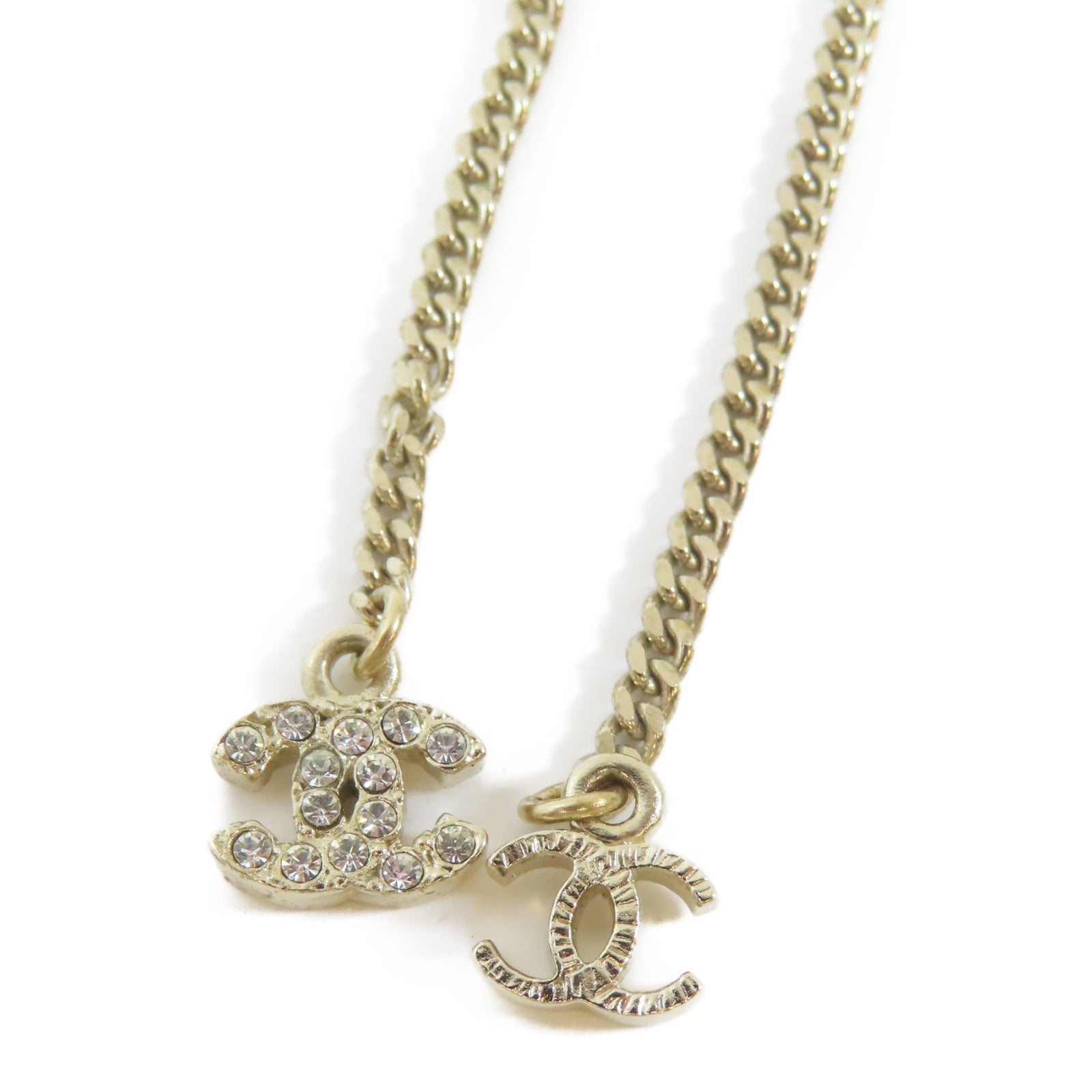 CHANEL 金屬Necklace項鍊金色#40cm