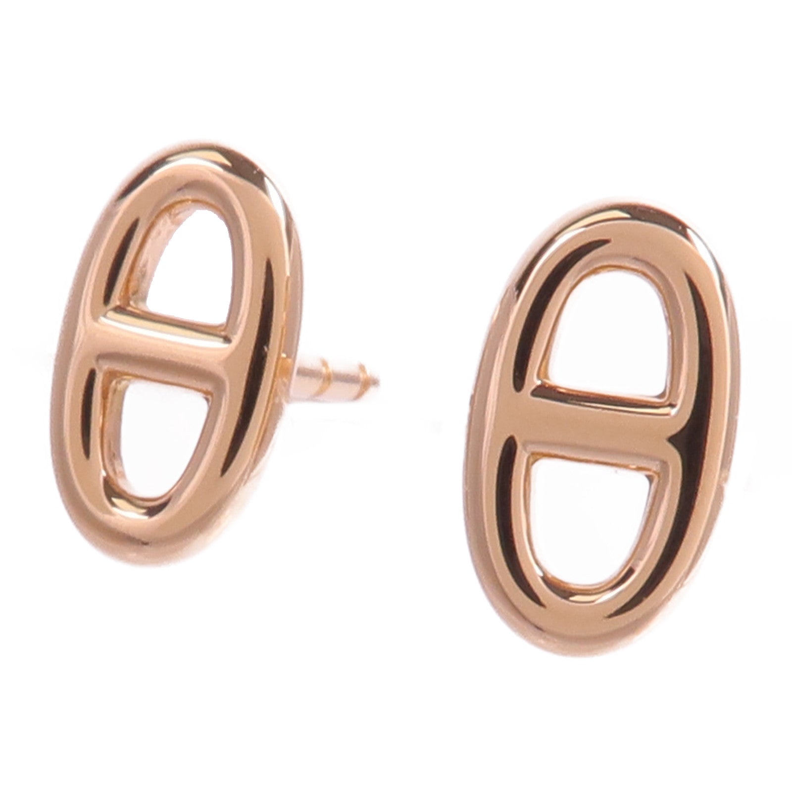 HERMES 18K玫瑰金Faranfole Earrings耳環