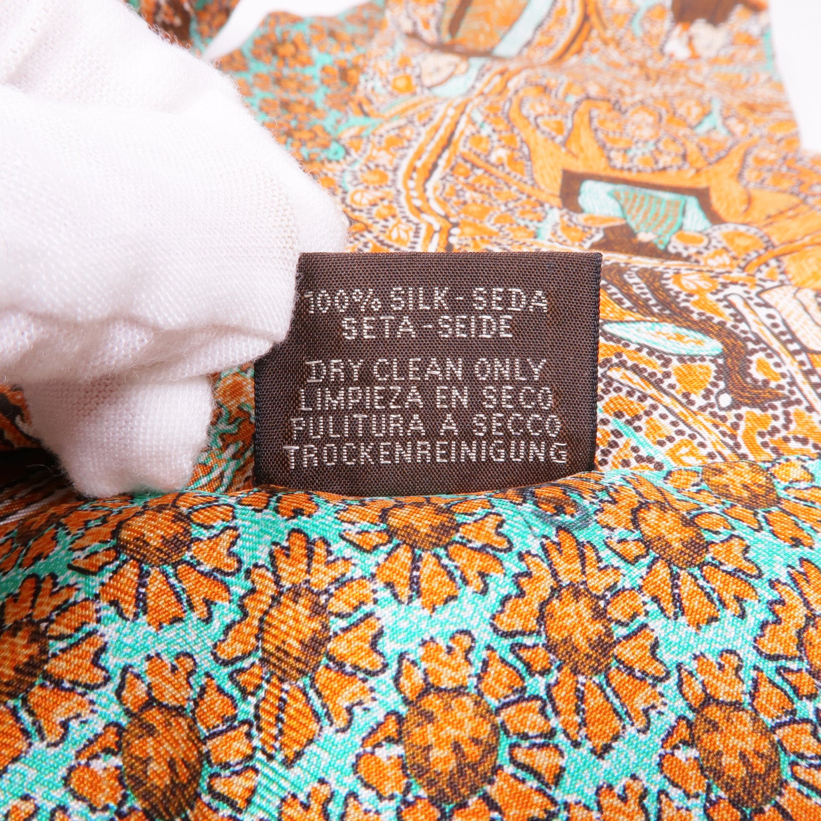 HERMES 絲質Maxi Twilly絲巾