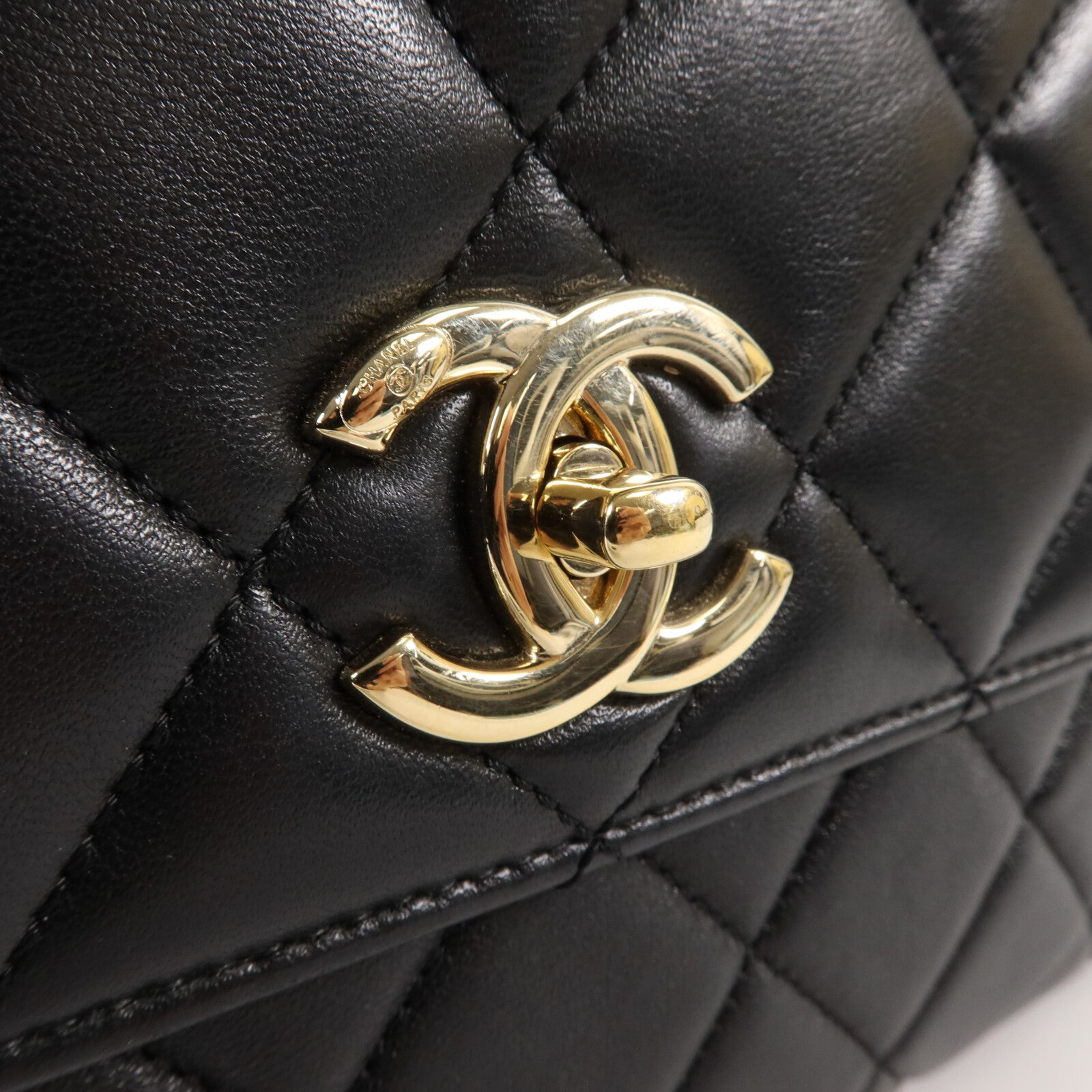 CHANEL 羊皮皮革Trendy CC Top Handle手挽肩背兩用袋