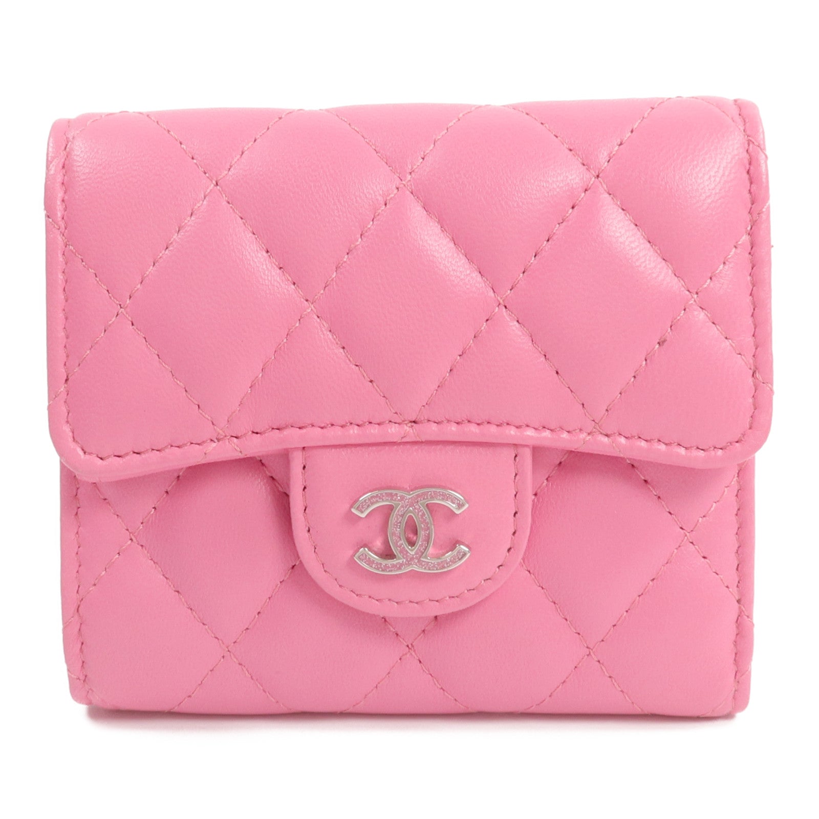 CHANEL 羊皮皮革Classic Small Flap Wallet錢包
