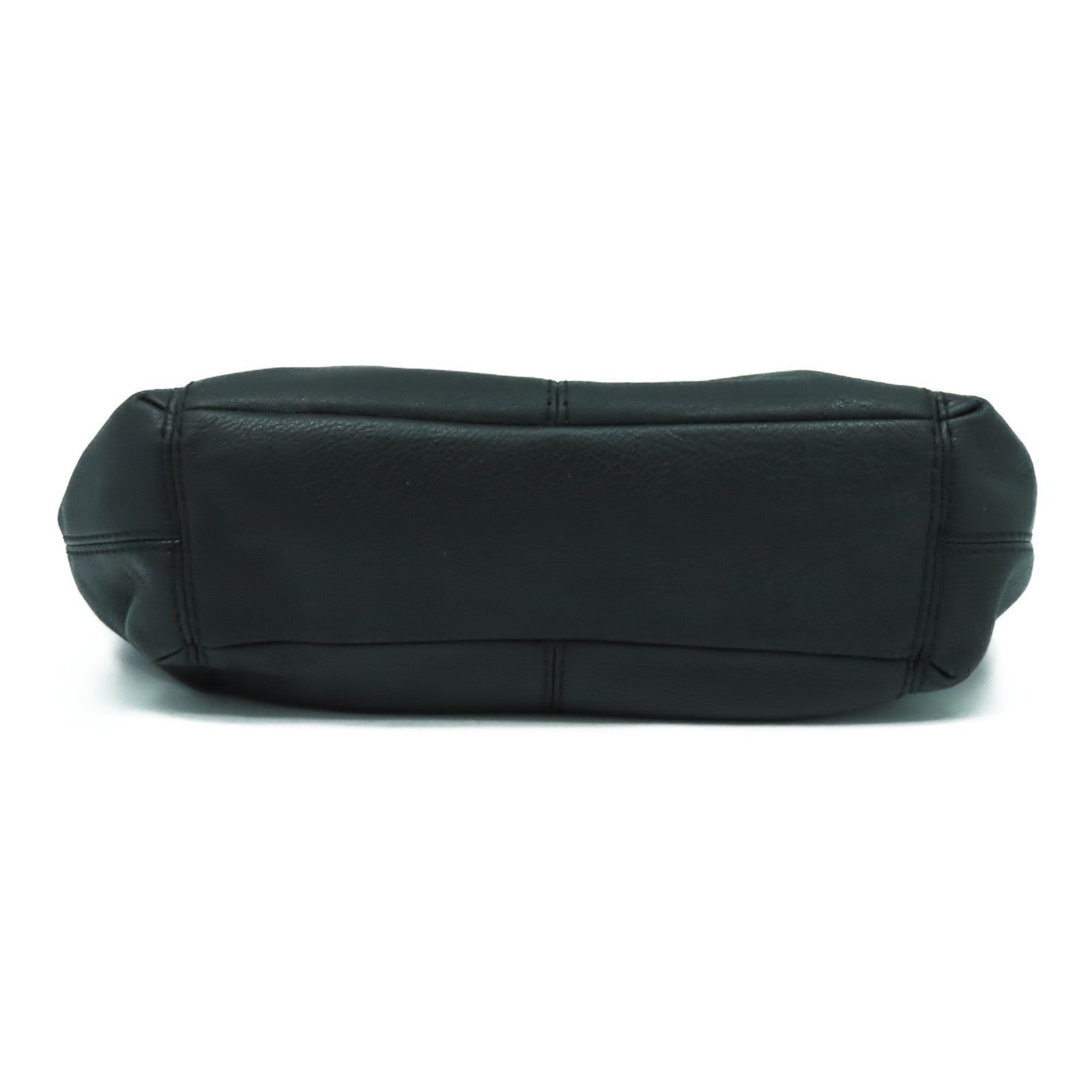 COACH 【激減優惠】牛皮皮革2way Shoulder Bag金扣手挽肩背兩用袋黑色