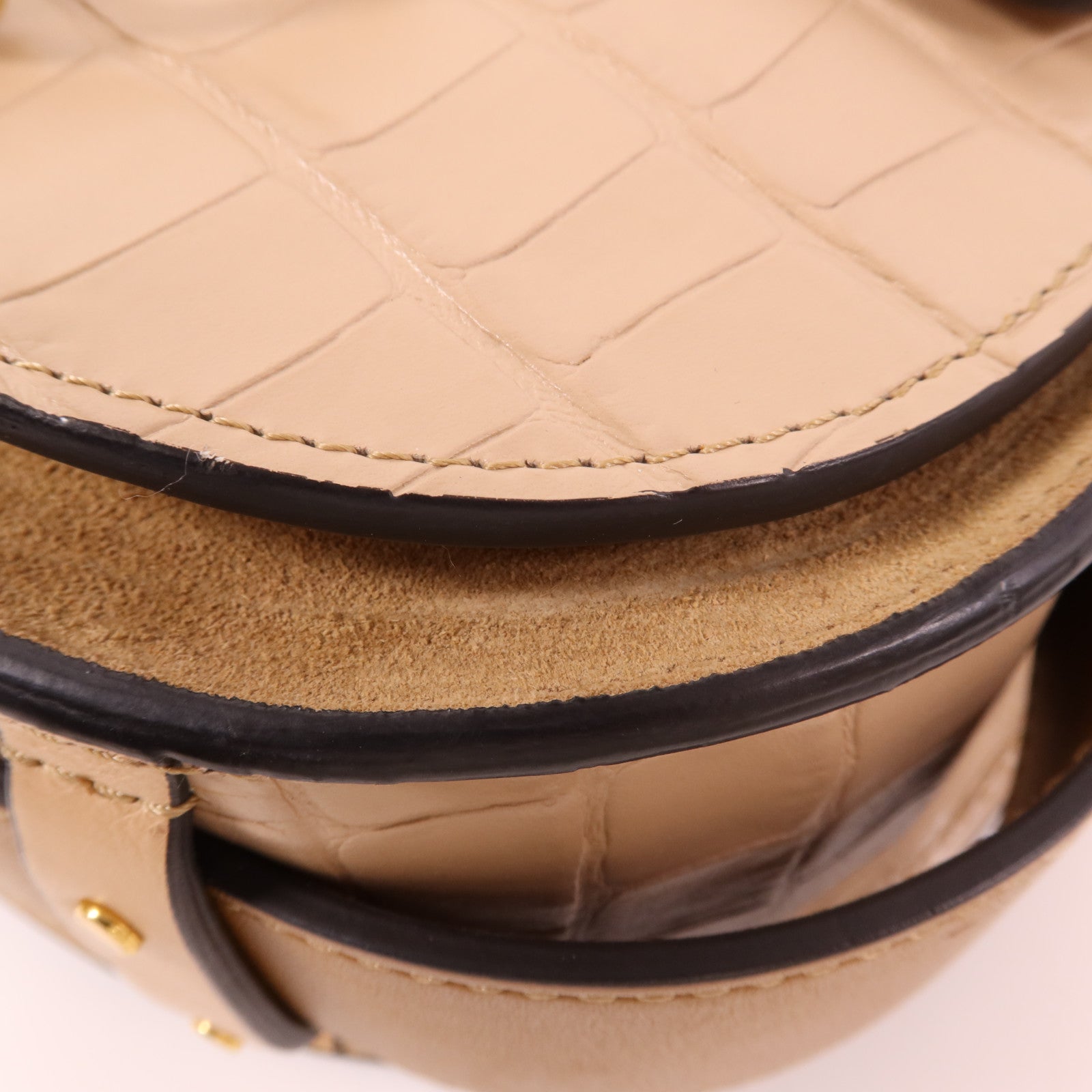 Chloe 牛皮皮革Small Tess Bag金扣手挽肩背兩用袋